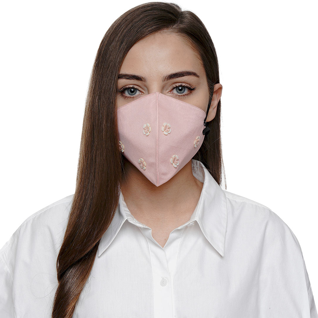 Flora Embroidered Mask