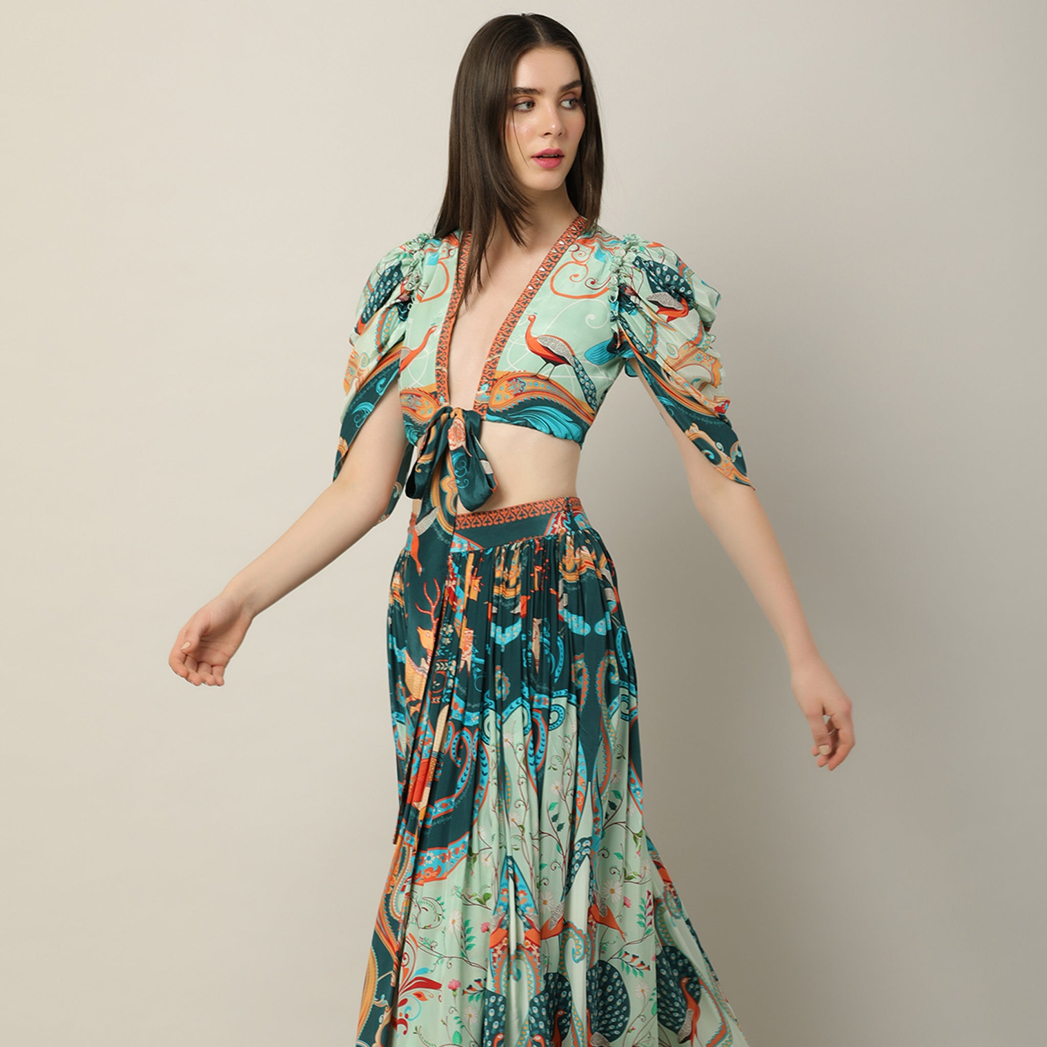 Embroidered top