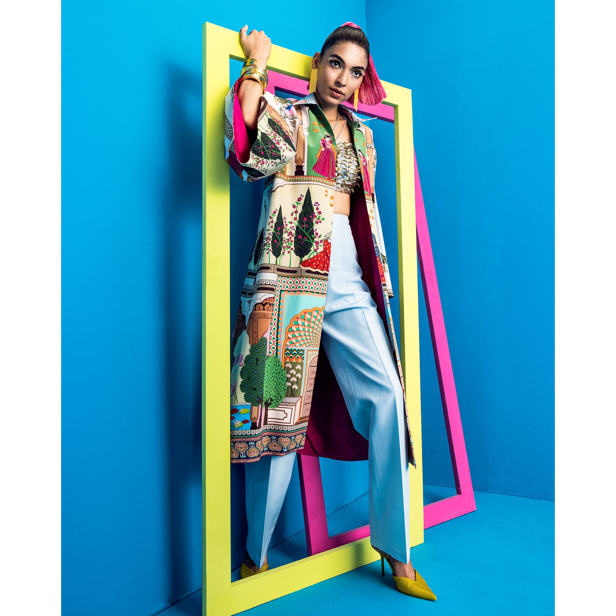 Placement Printed Jacket