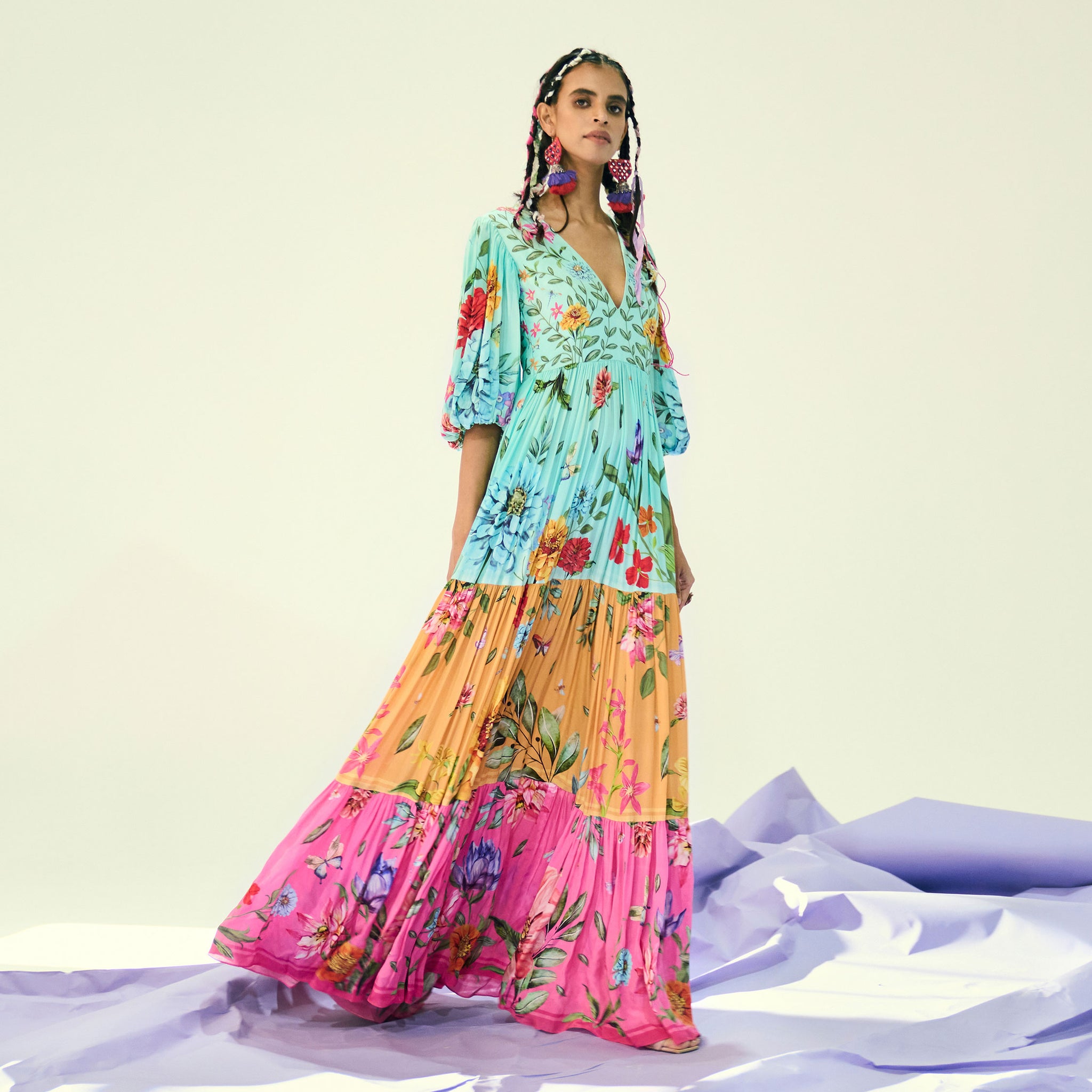 Embroidered Maxi Dress