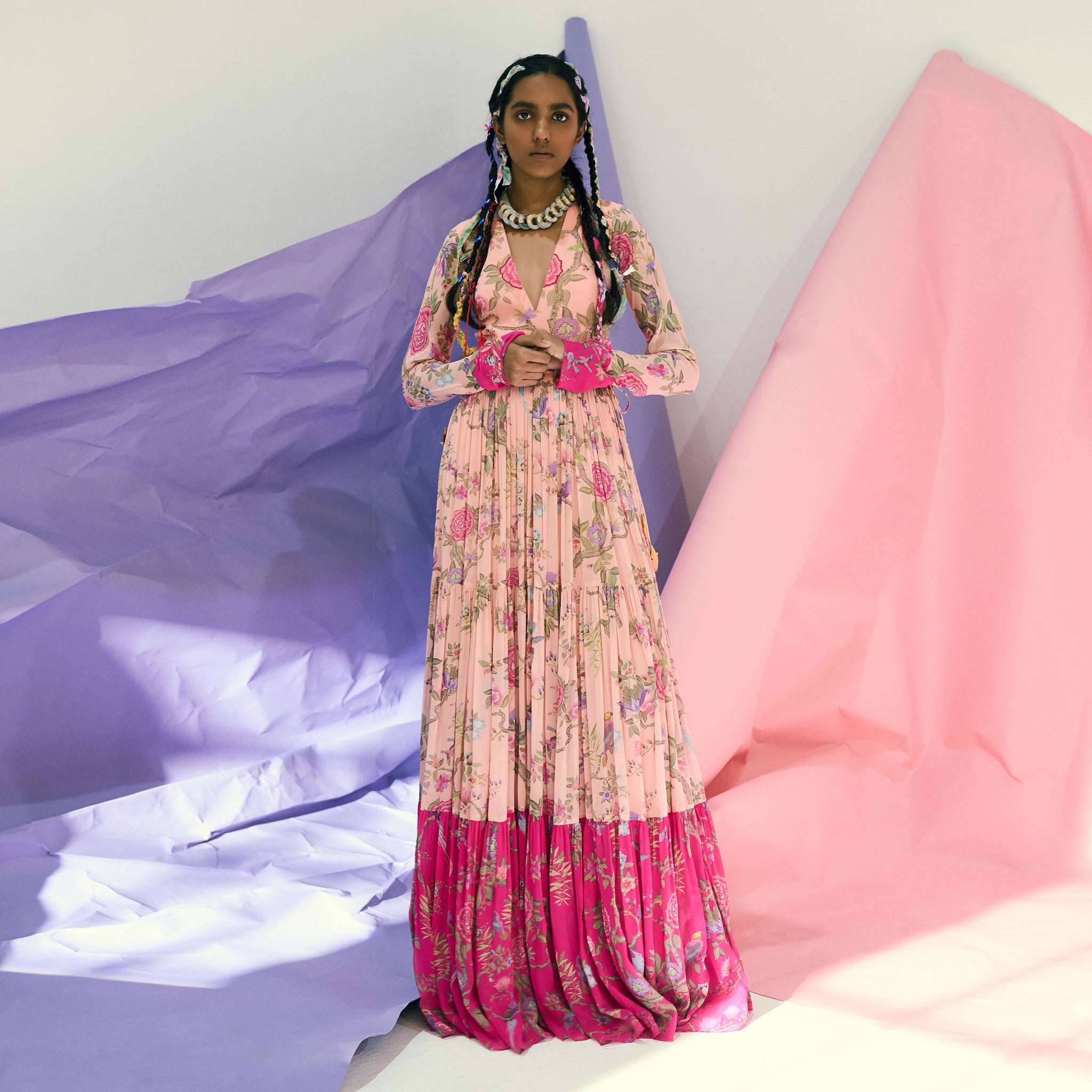 Embroidered Maxi Dress