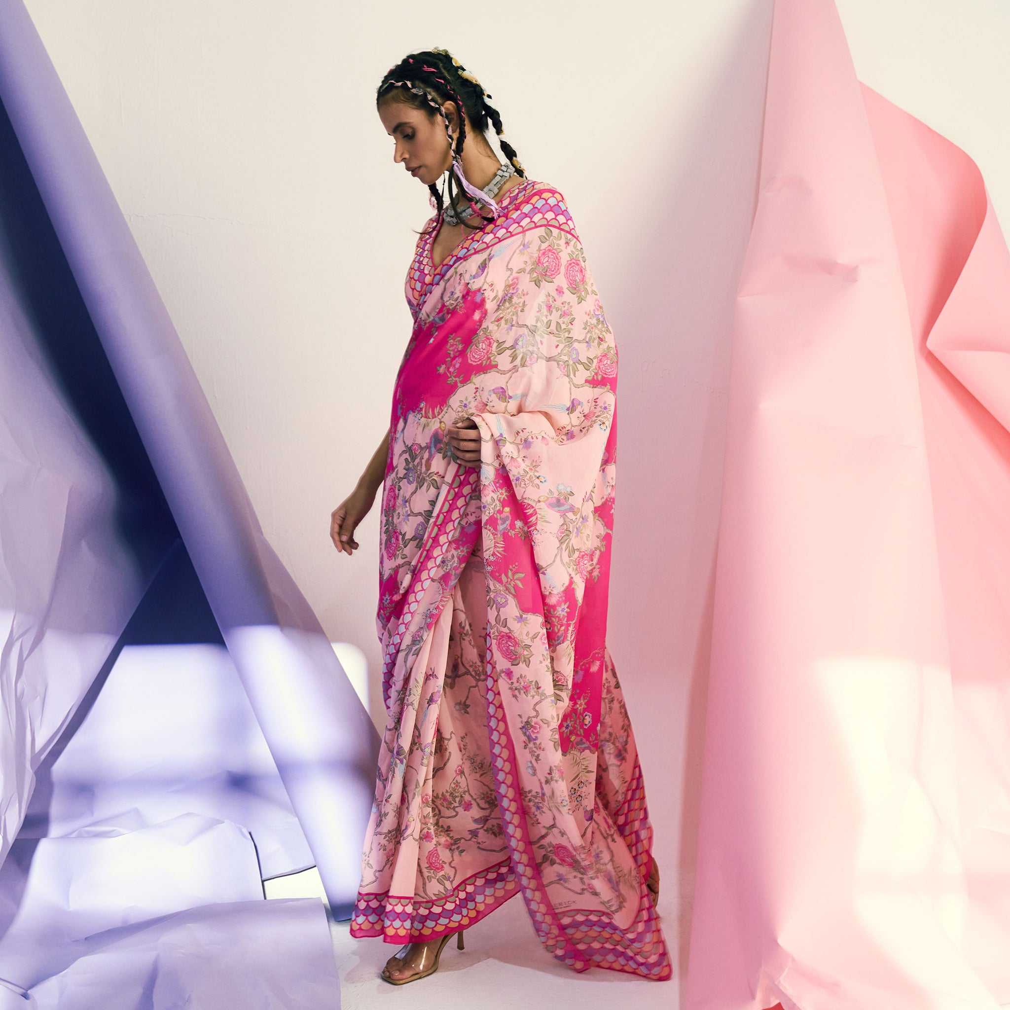 Printed Sari