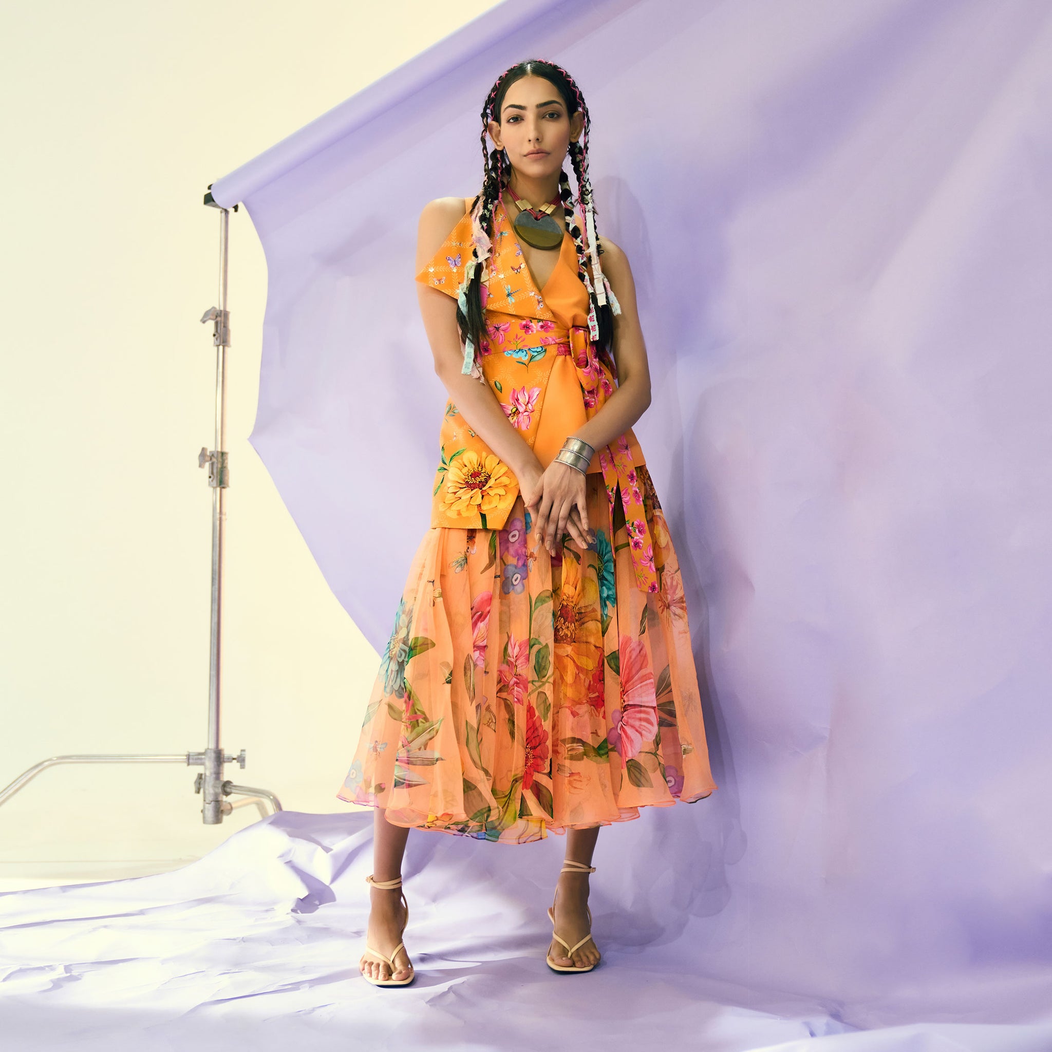 Layered Organza Skirt