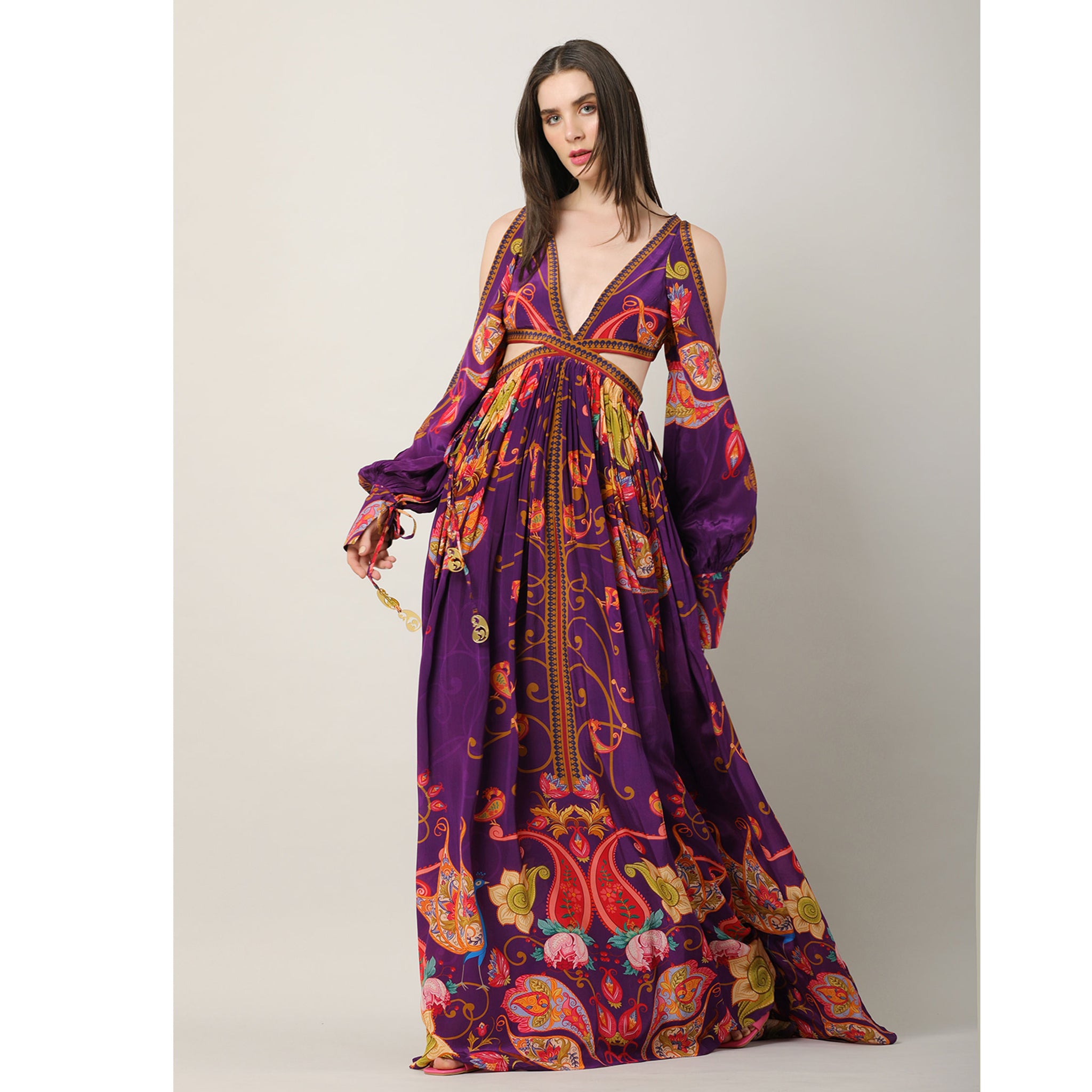 Embroidered Maxi Dress