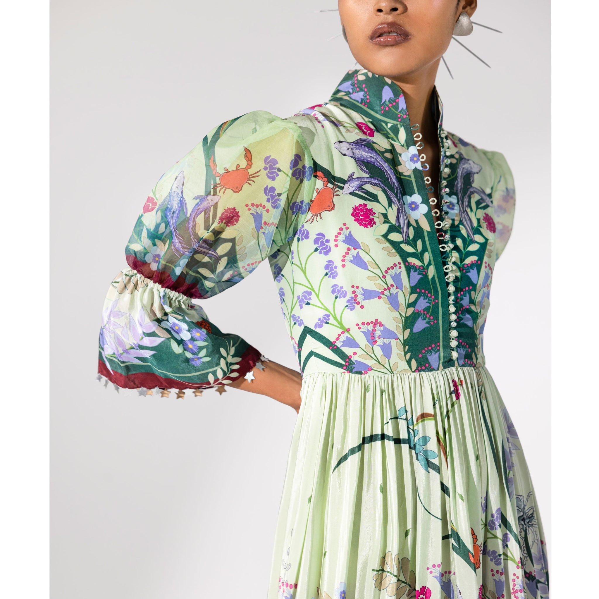 Embroidered Maxi Dress