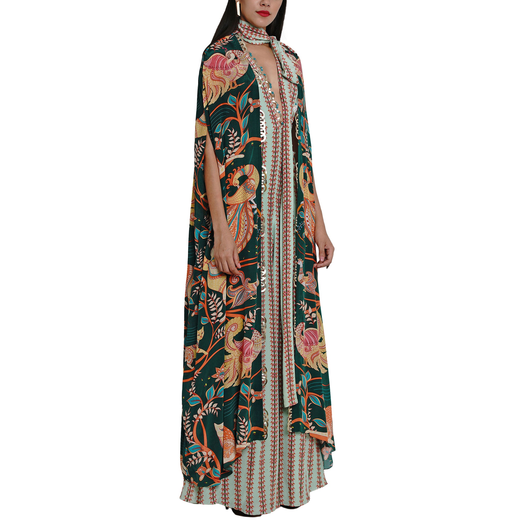 Embroidered Cape