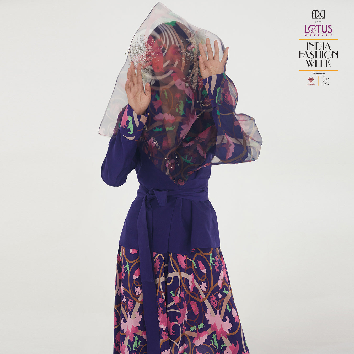 Embroidered Wrap Jacket