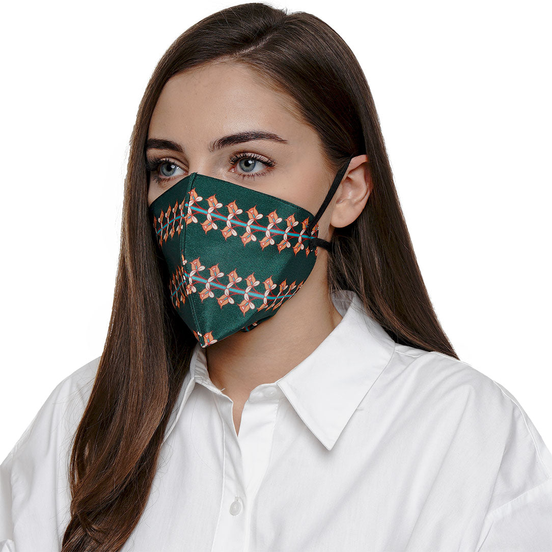 Wild Lily B.G Print Mask
