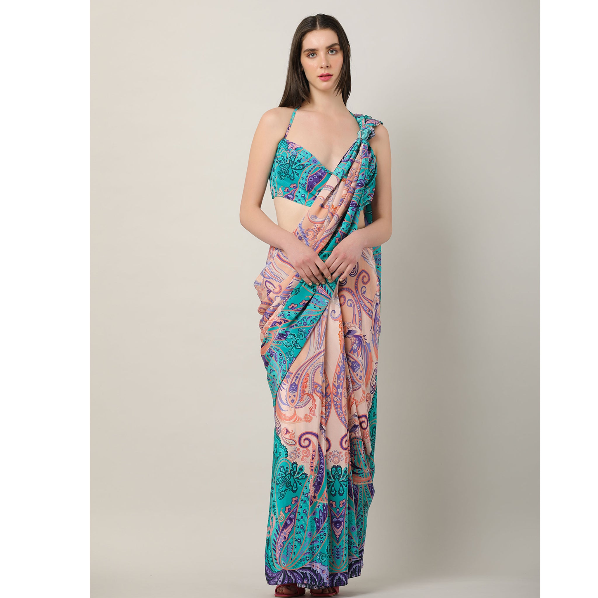 Embroidered Sari