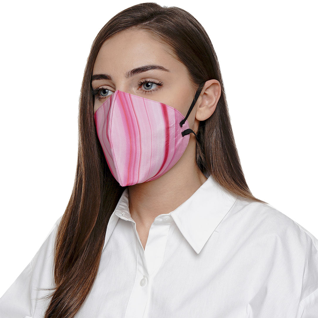 Marble Linear P Print Mask