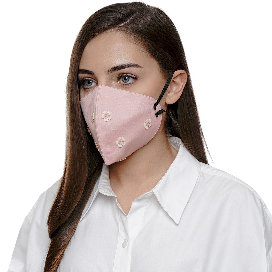 Flora Embroidered Mask