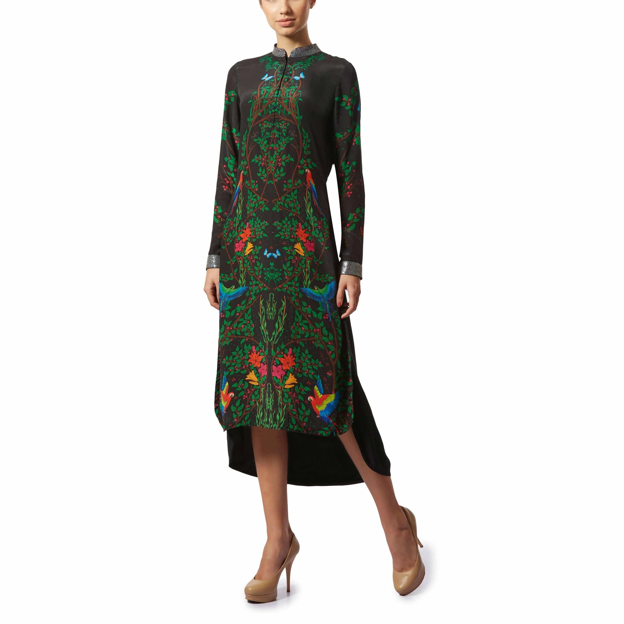 Embroidered High Low Tunic