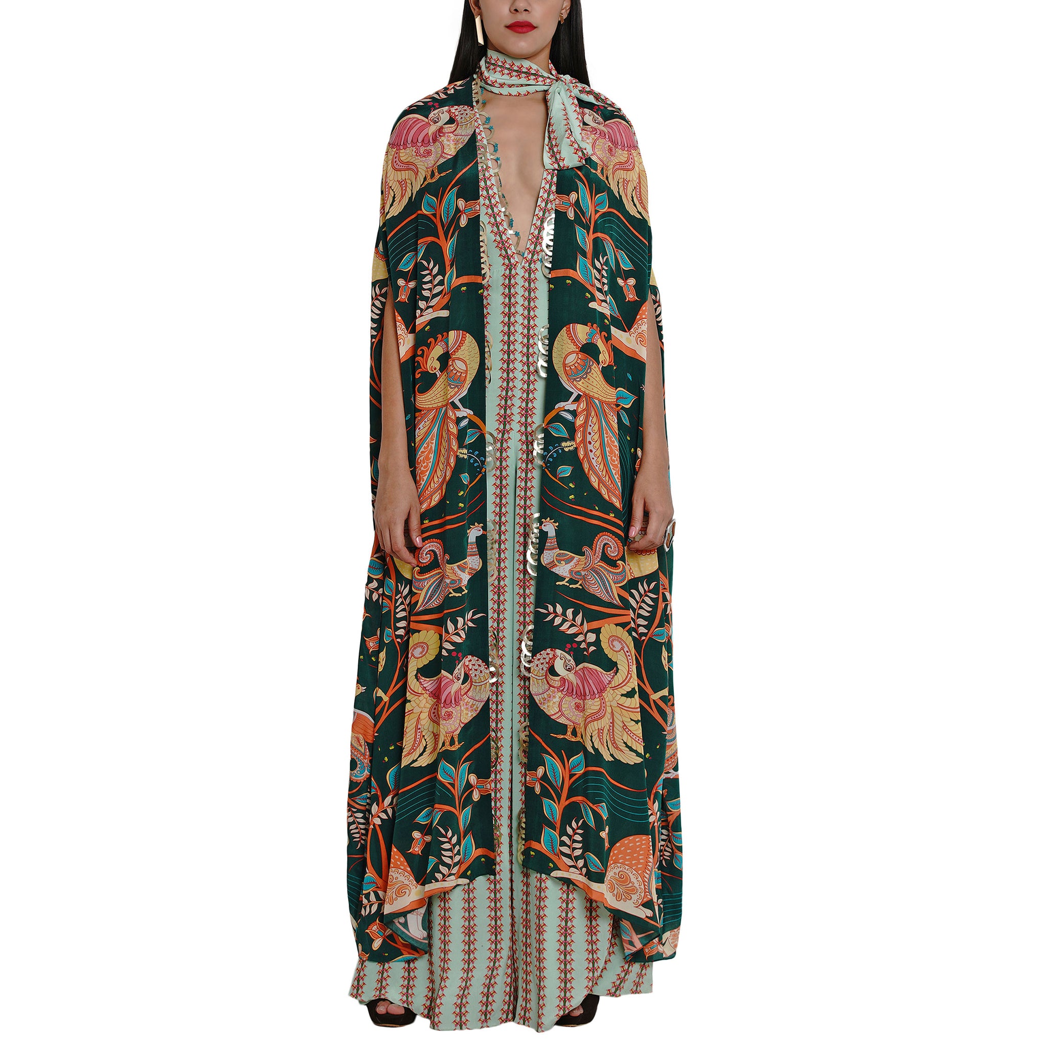 Embroidered Cape