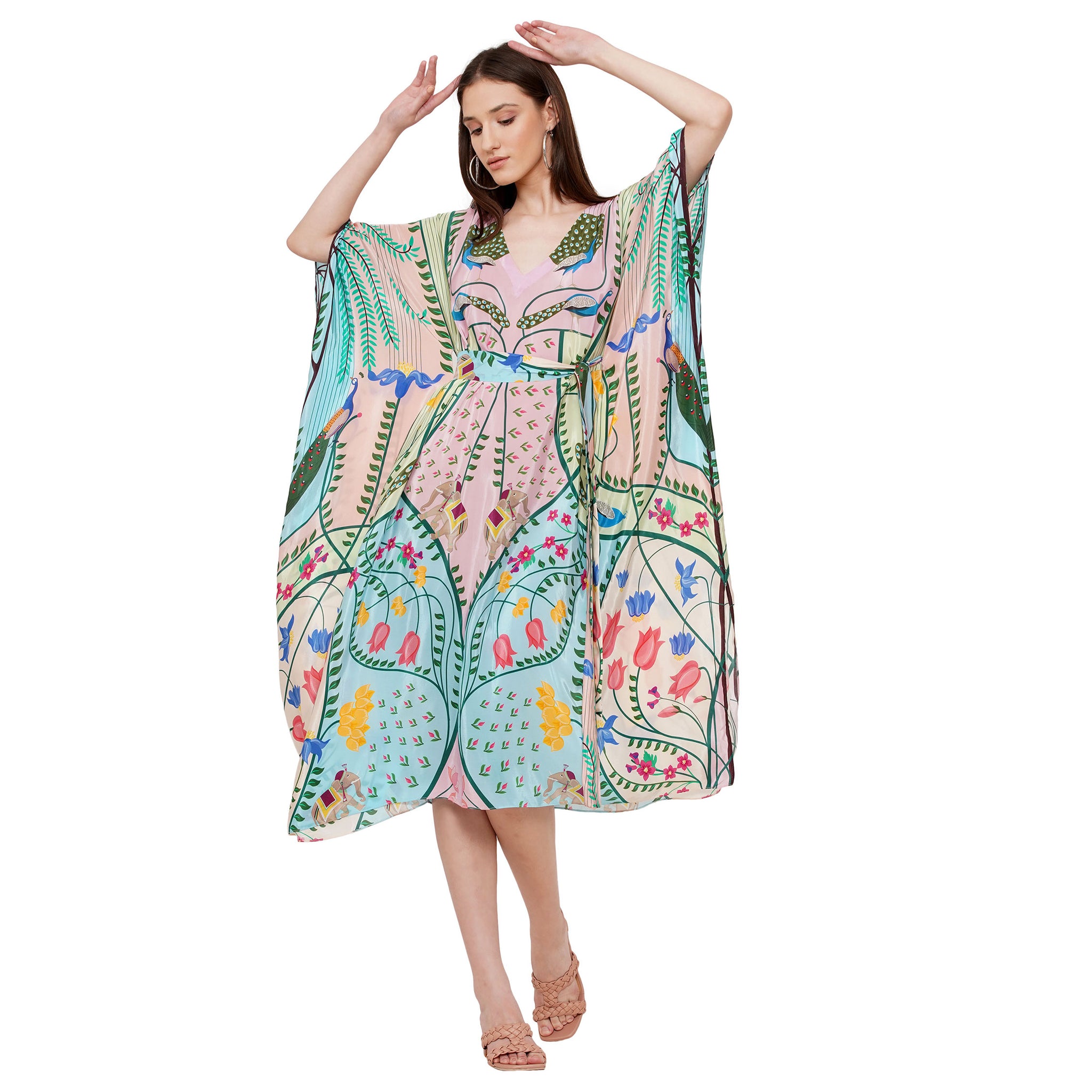 Placement Print Kaftan