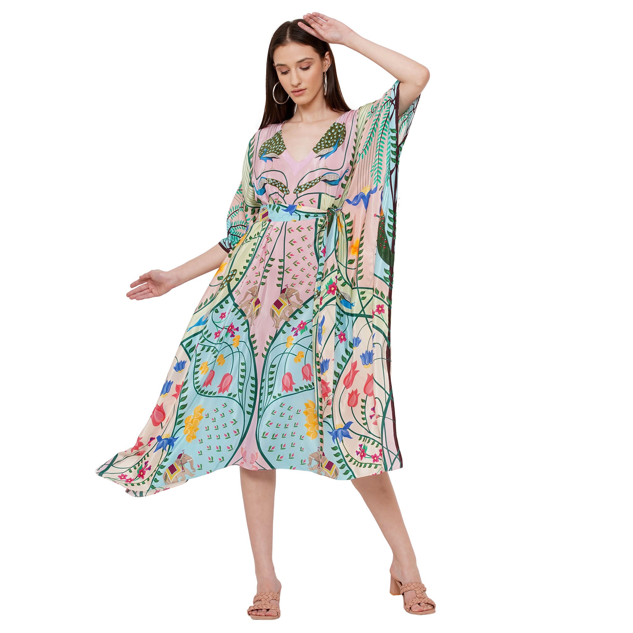 Placement Print Kaftan