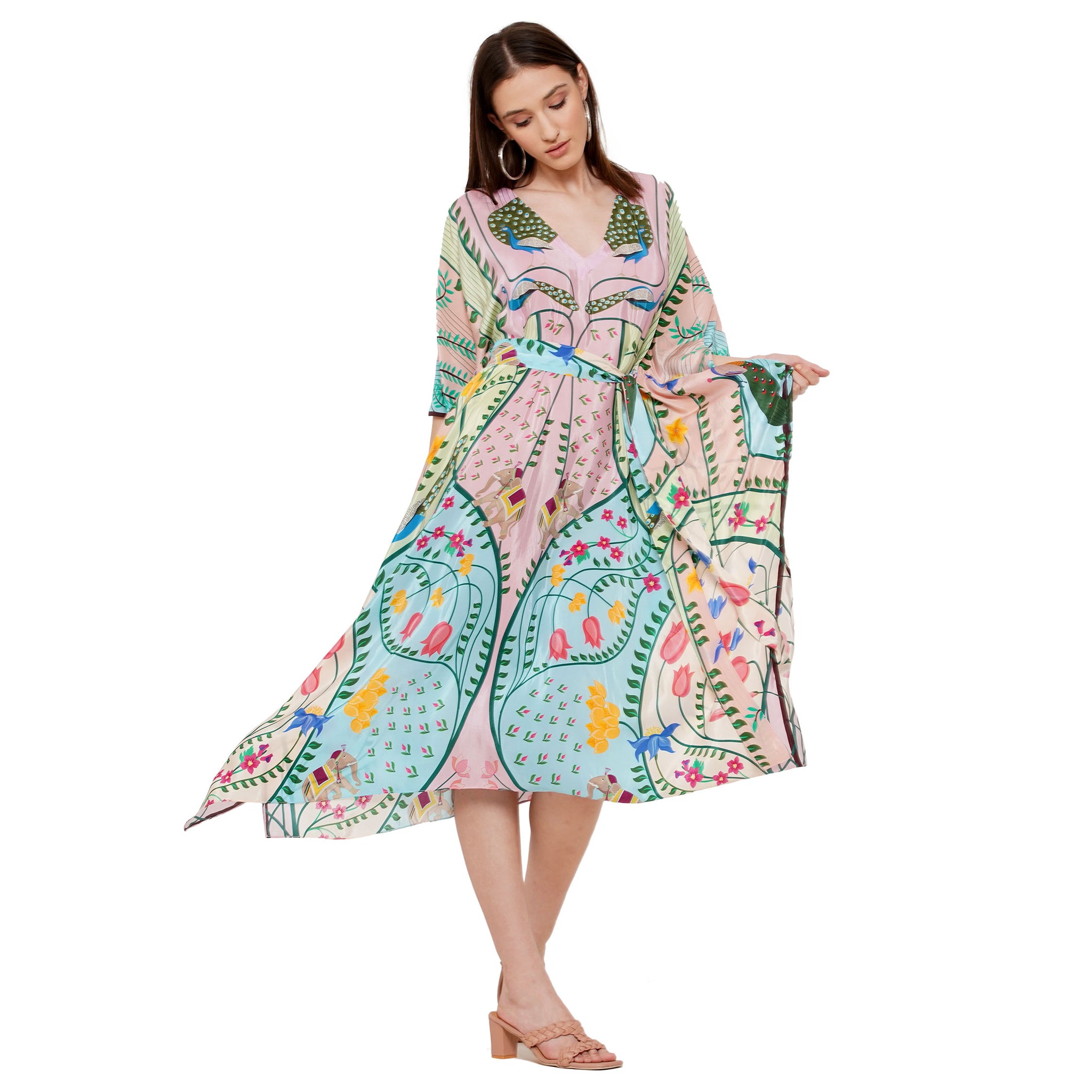 Placement Print Kaftan