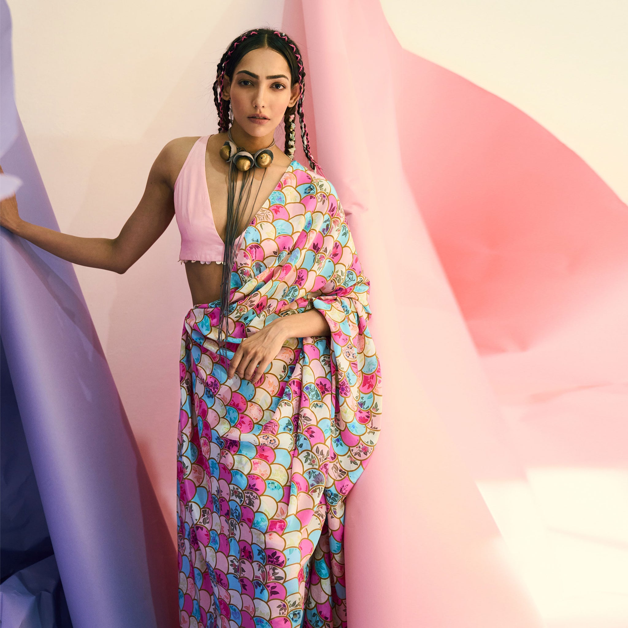 Pre Draped Sari