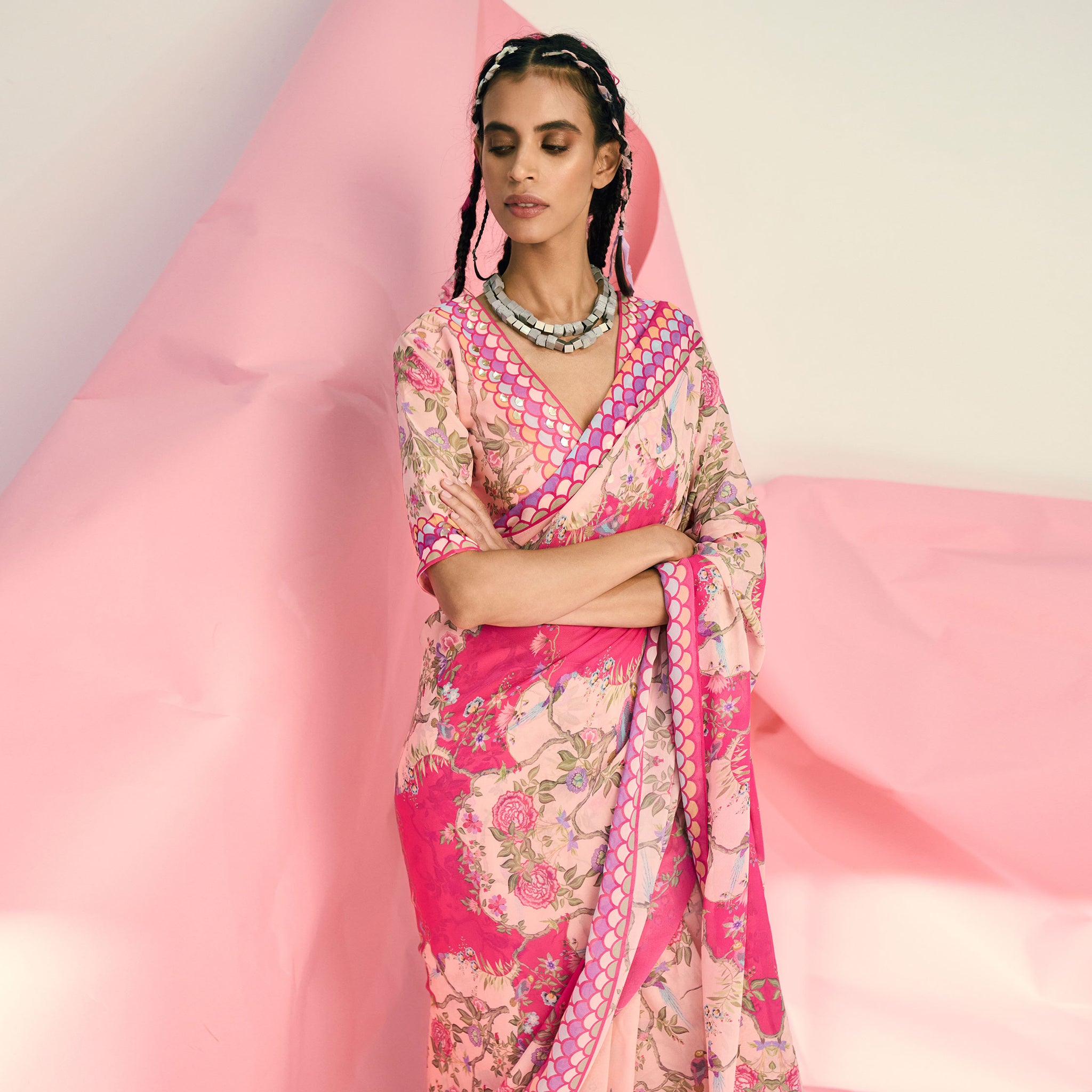 Printed Sari