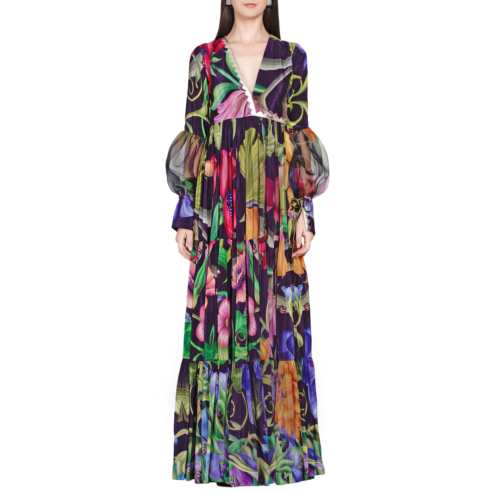 Embroidered Maxi Dress