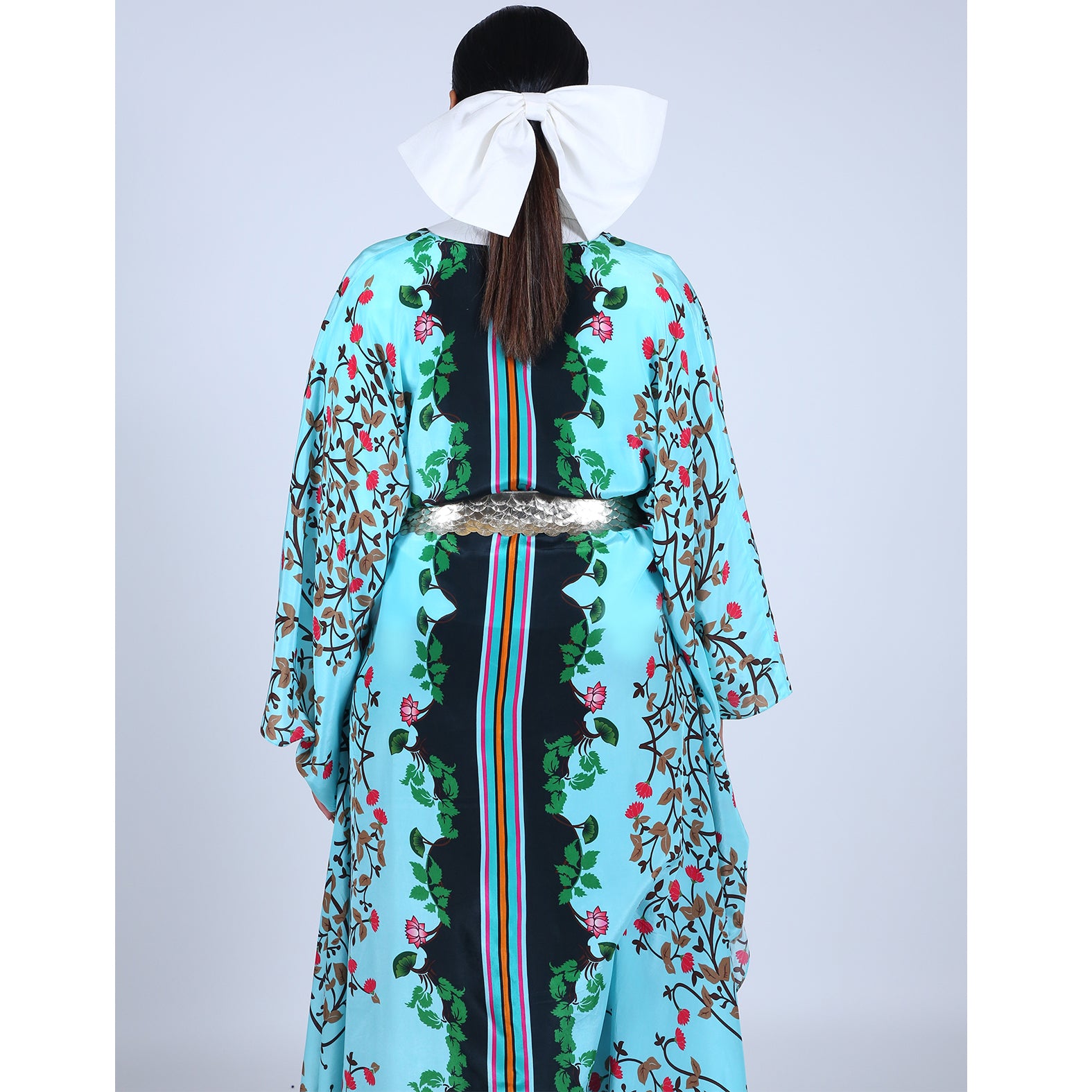 Printed Kaftan with Belt