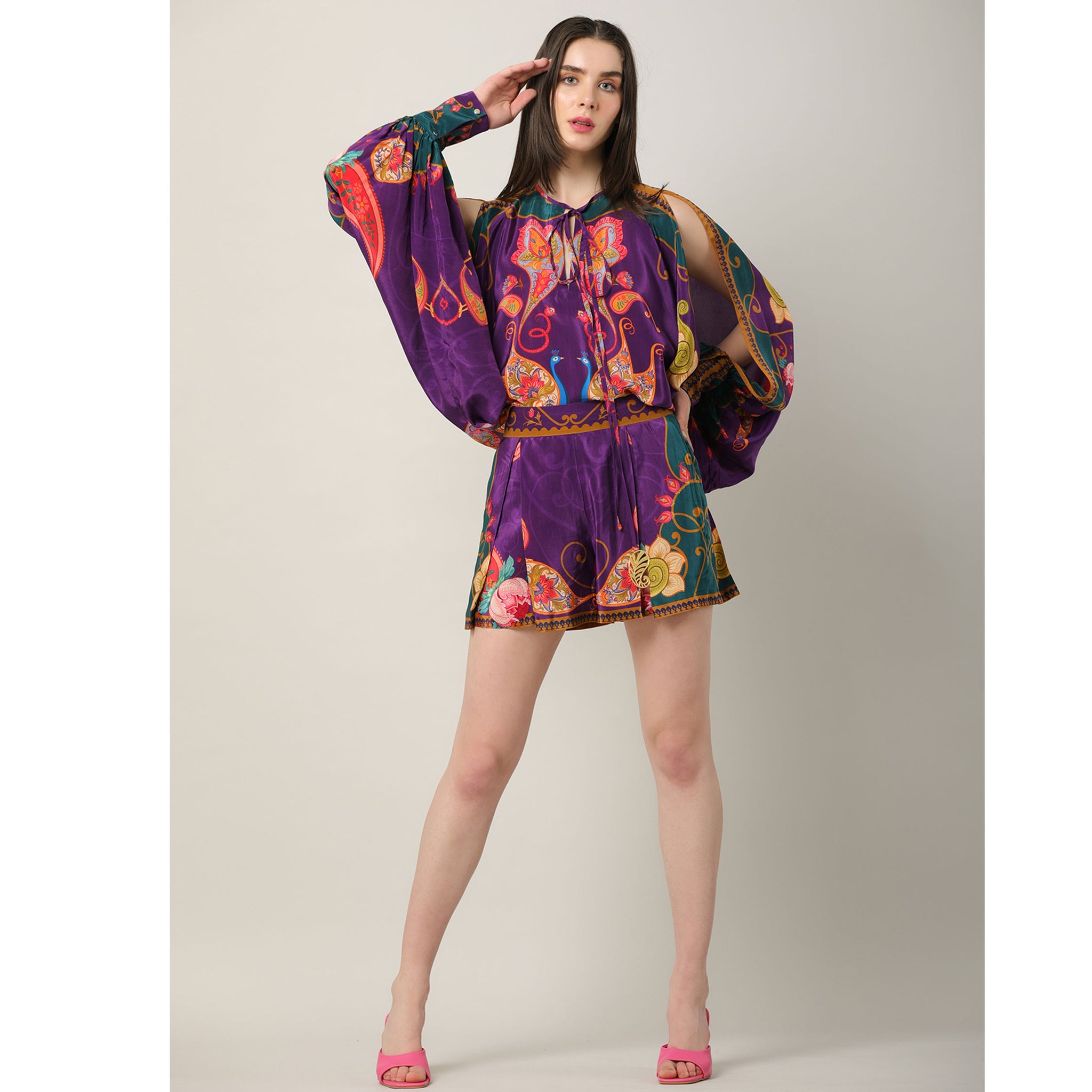 Placement Print Shorts