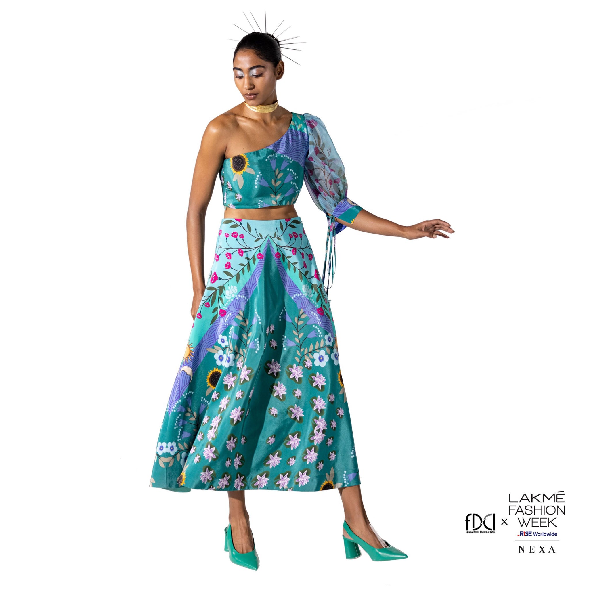 Statement Print Skirt