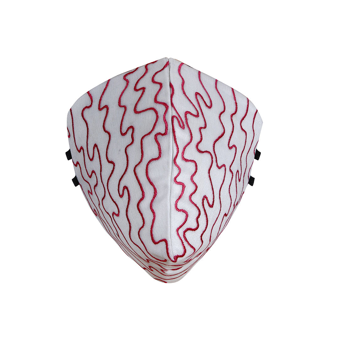 Blanco Embroidered Mask