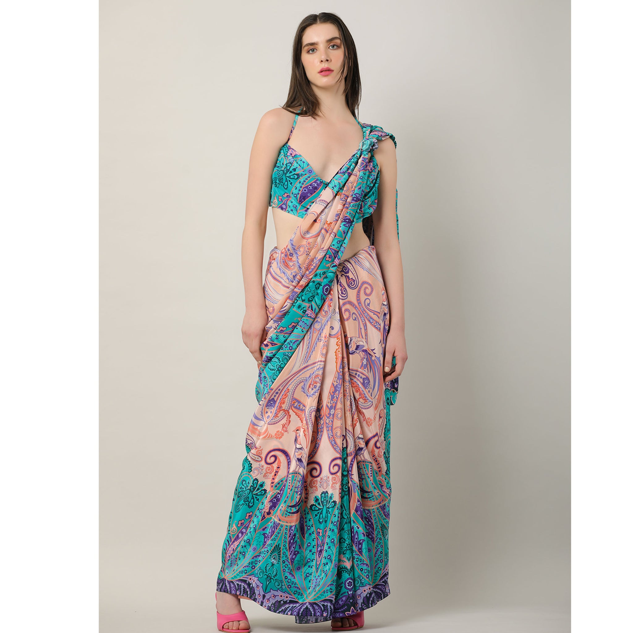 Embroidered Sari