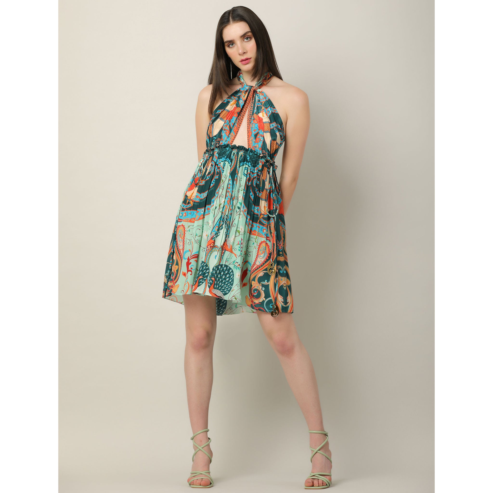 Draped dress