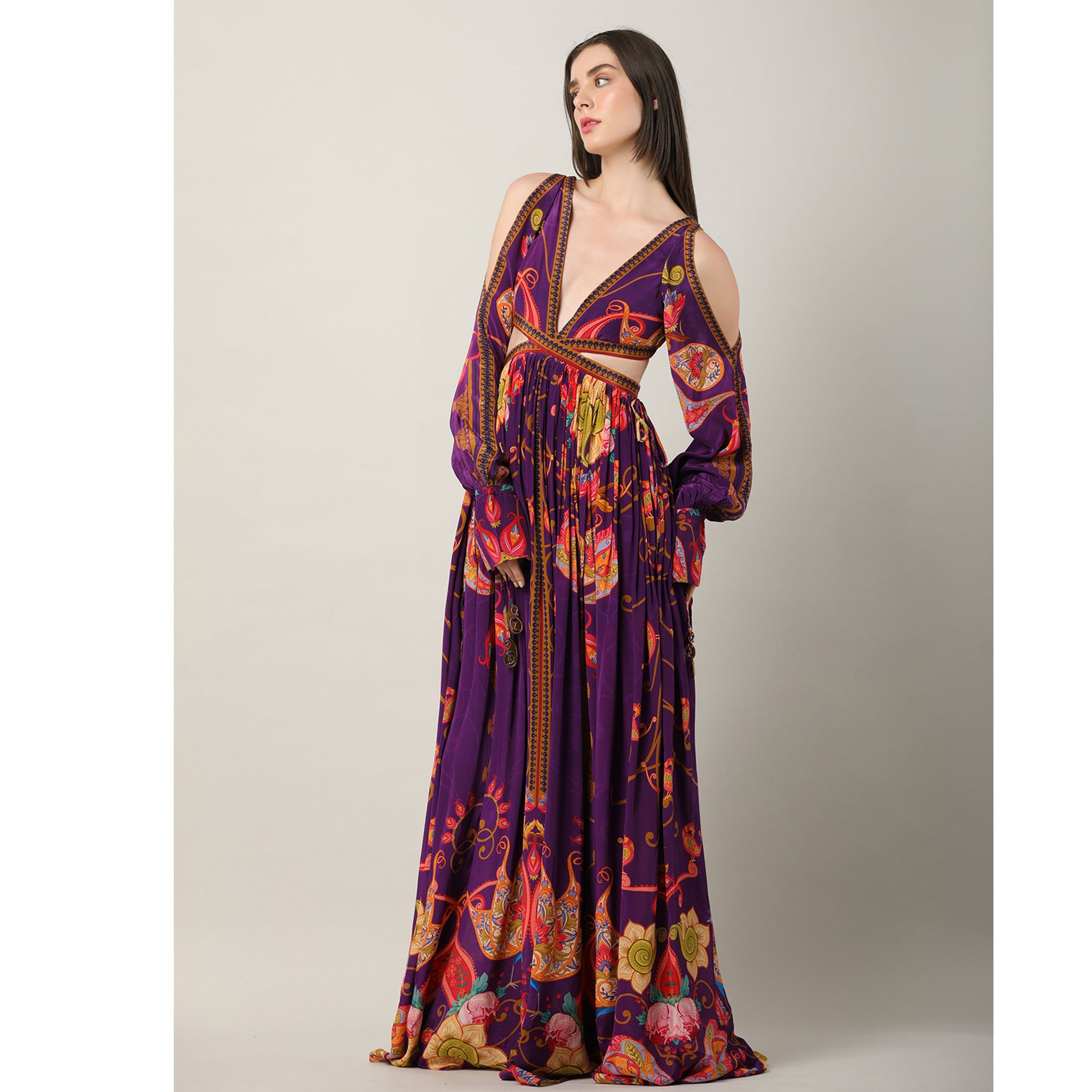Embroidered Maxi Dress