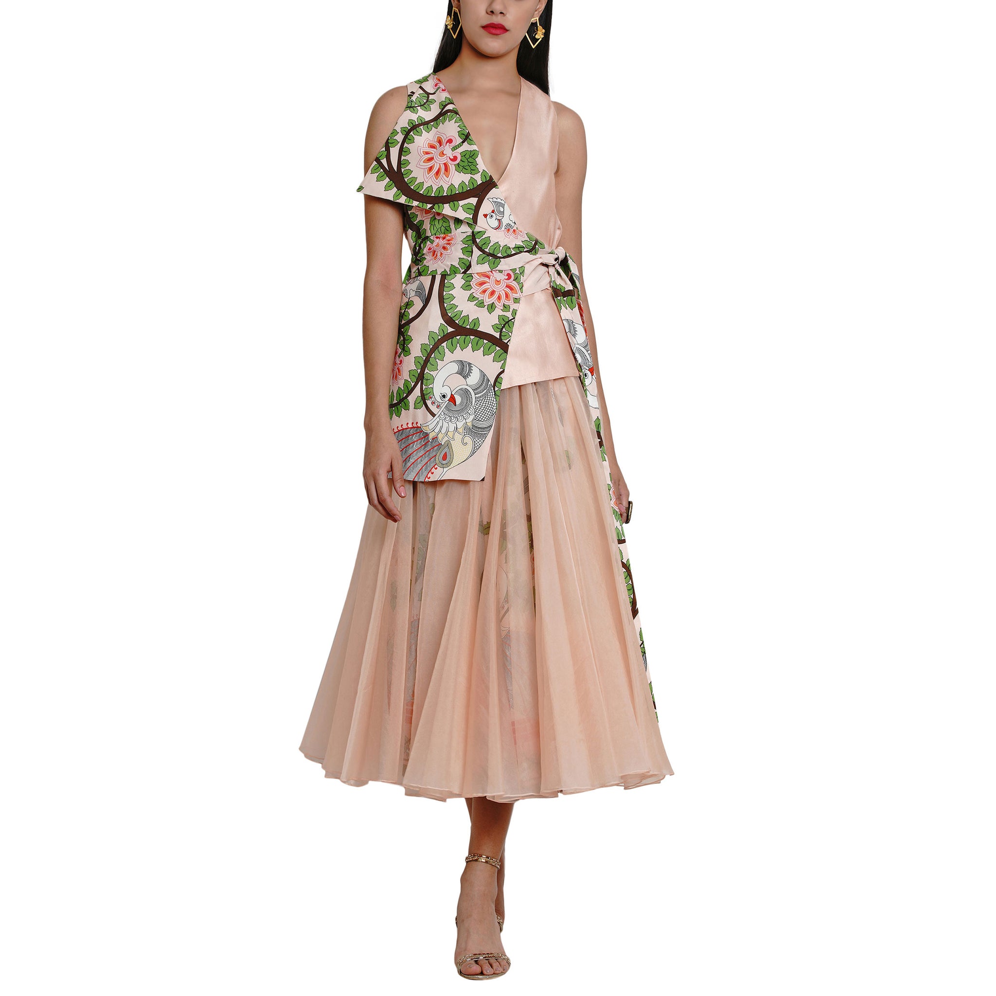 Layered Organza Skirt