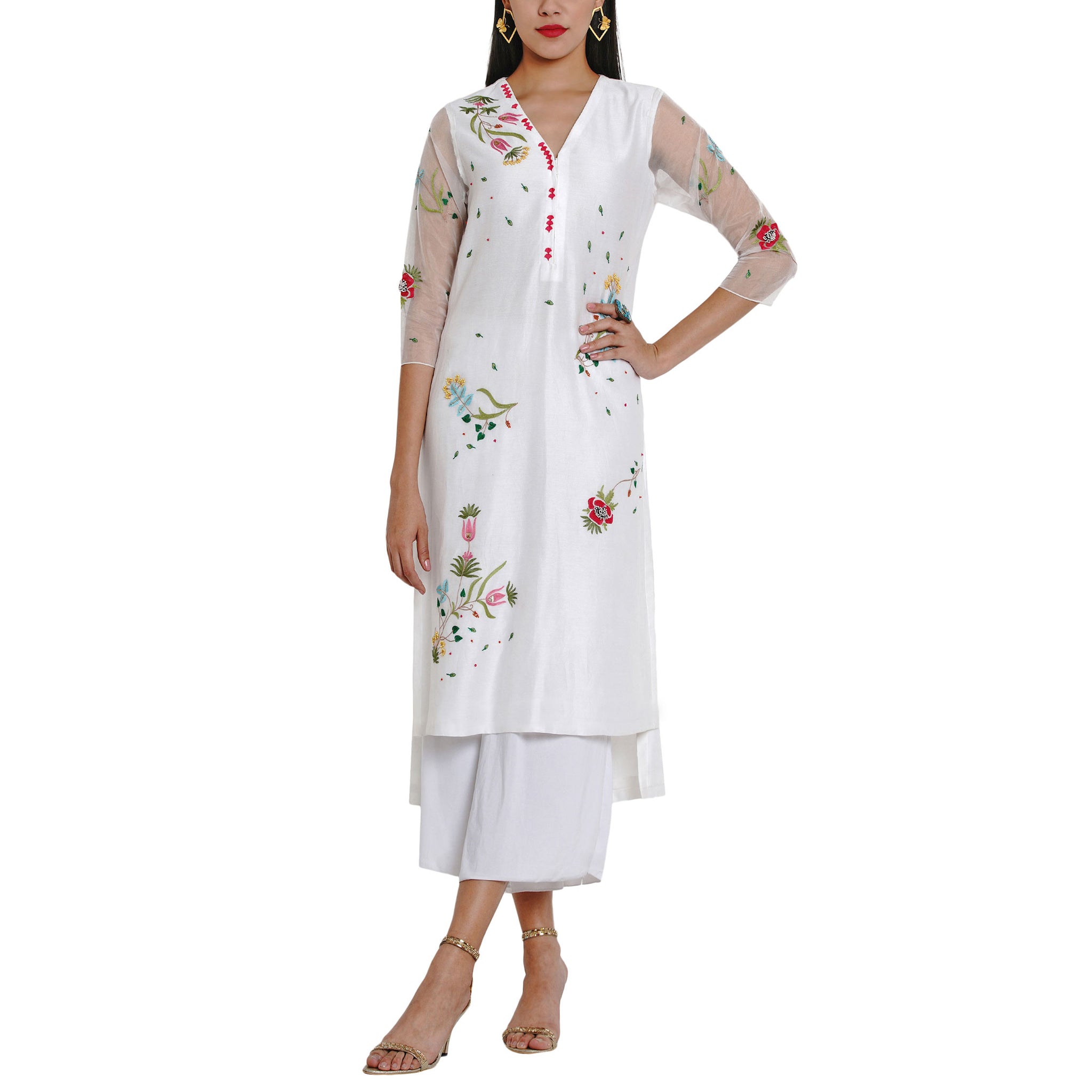 Embroidered Kurta