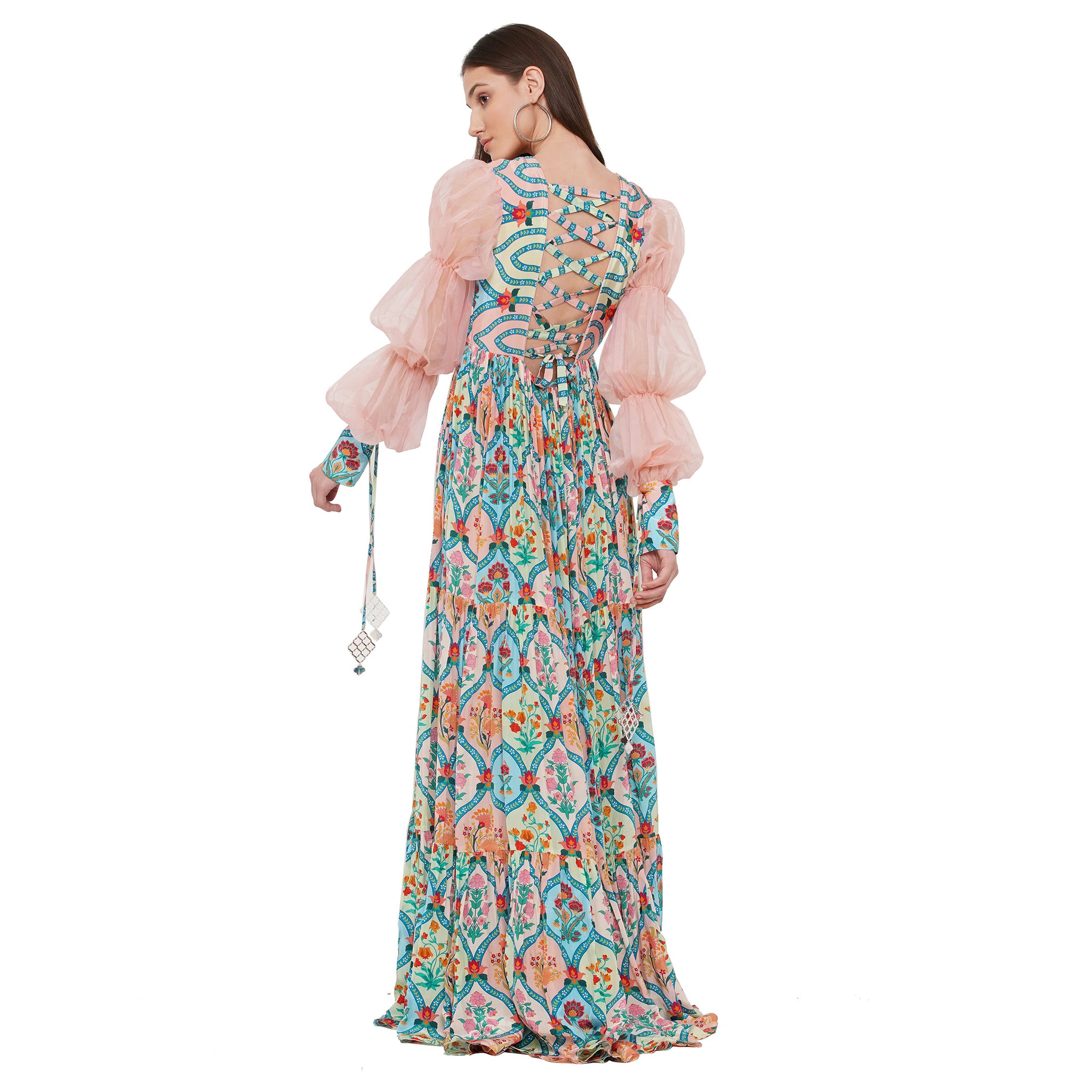 Embroidered Maxi Dress