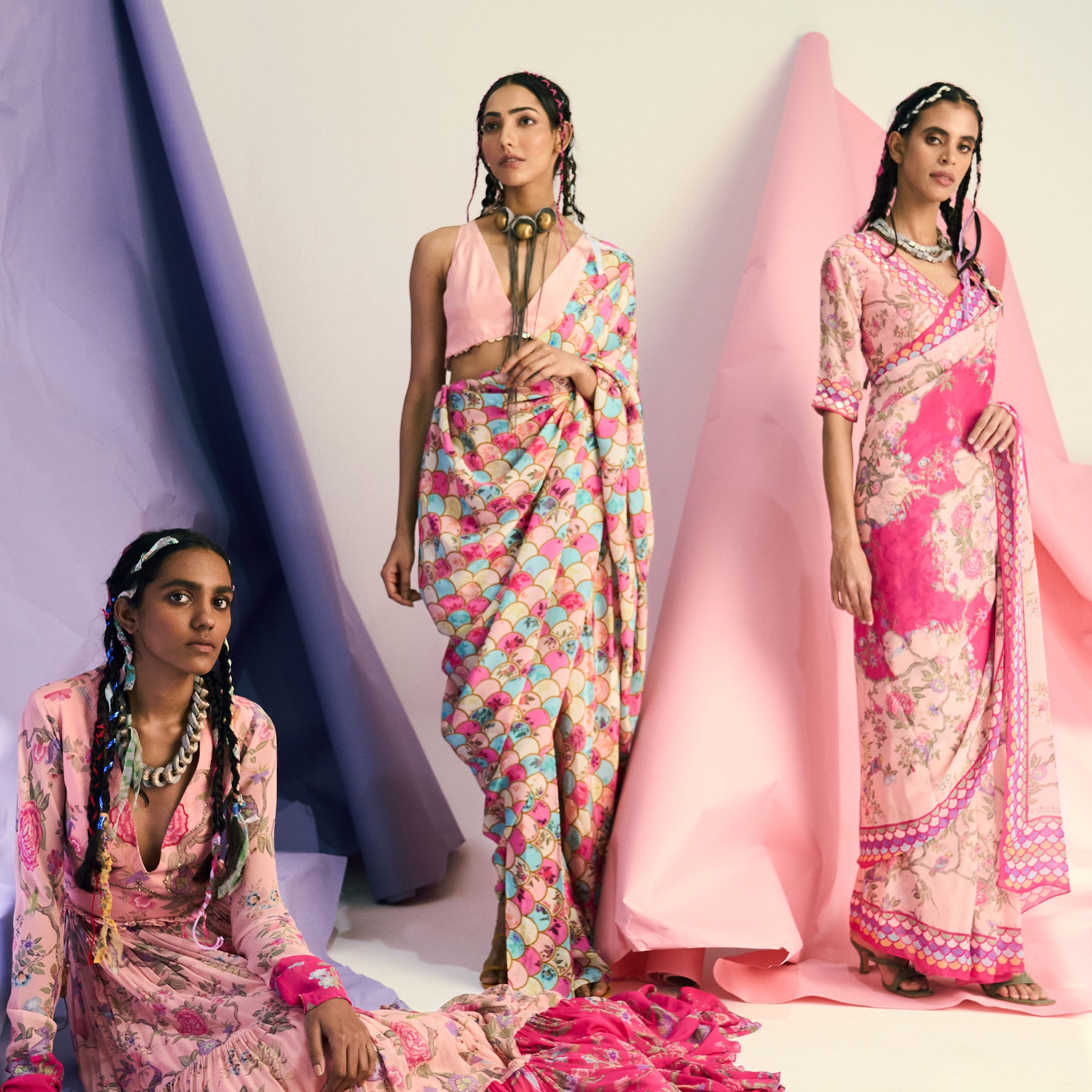 Pre Draped Sari