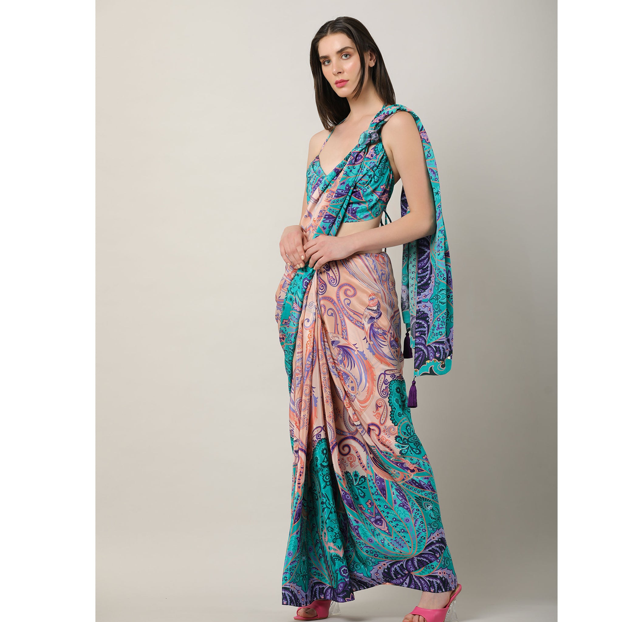 Embroidered Sari