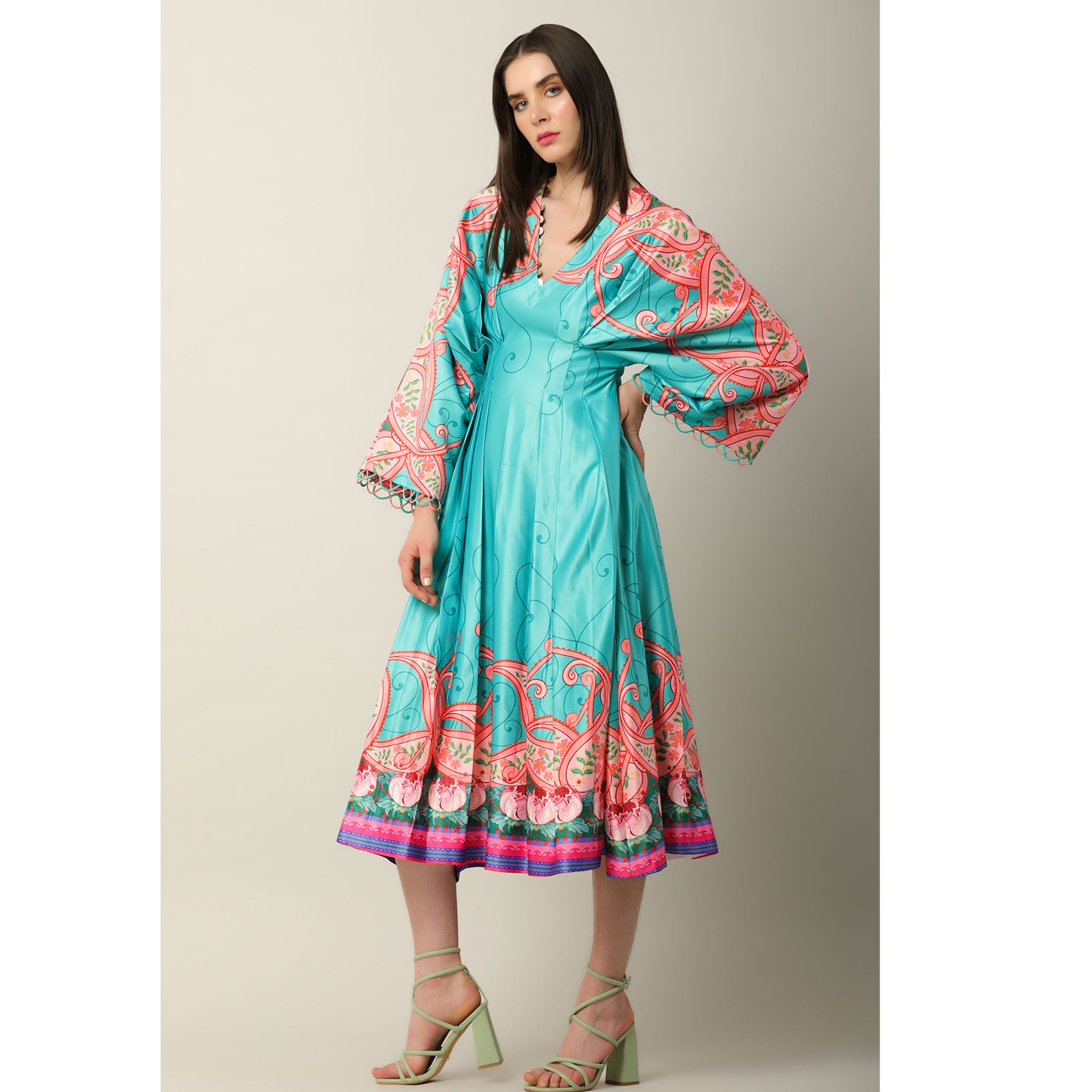 Draped dress