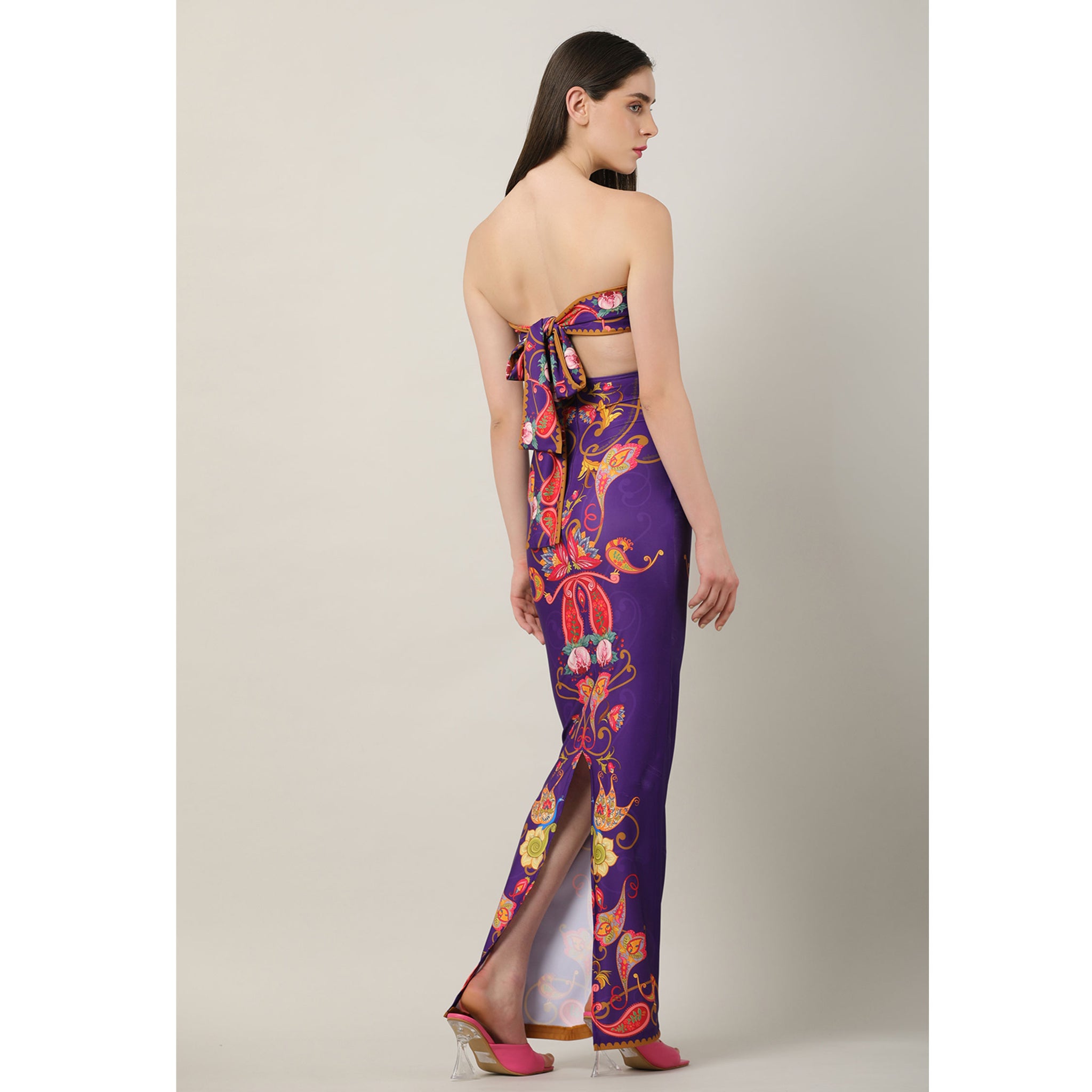 Placement Print Dress
