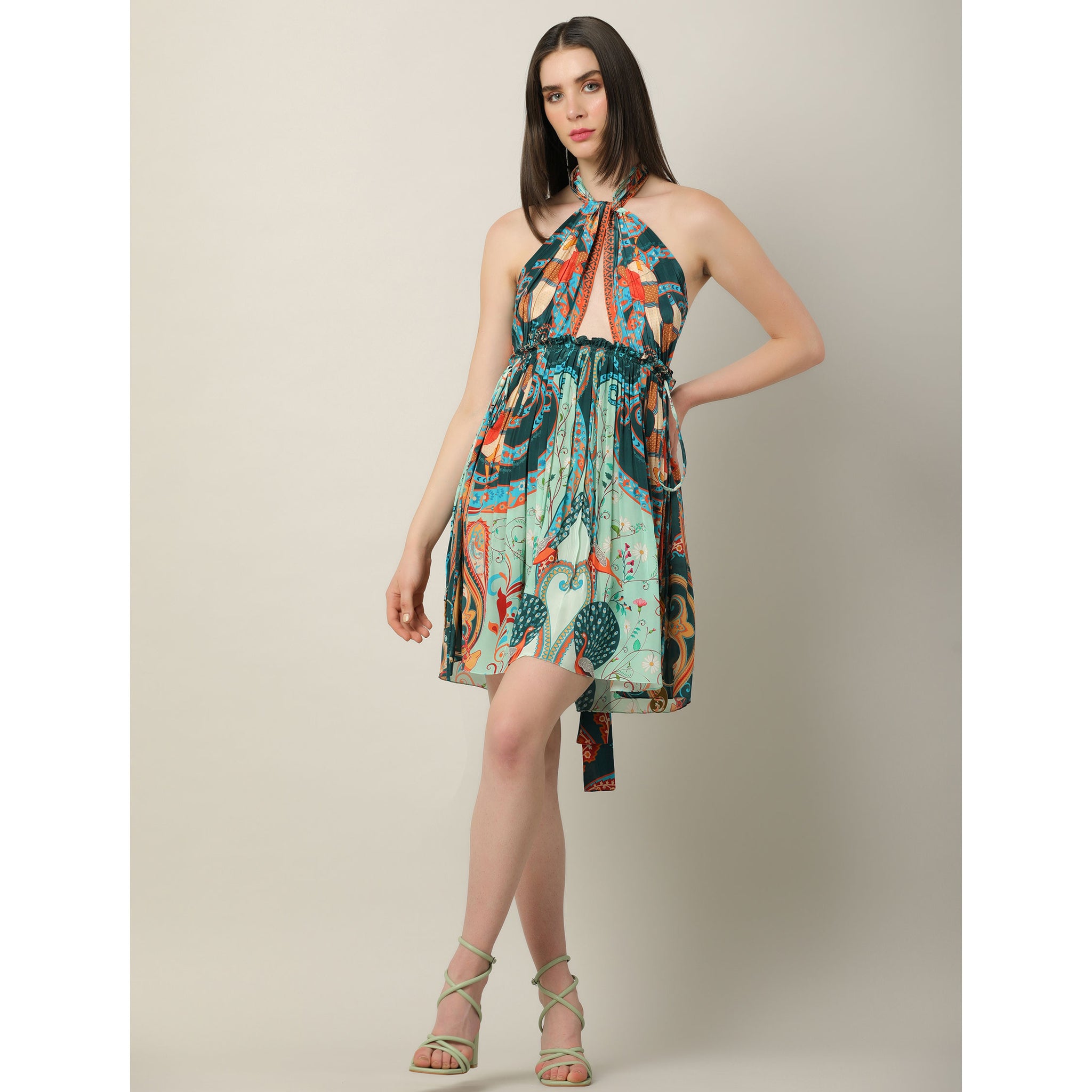 Draped dress