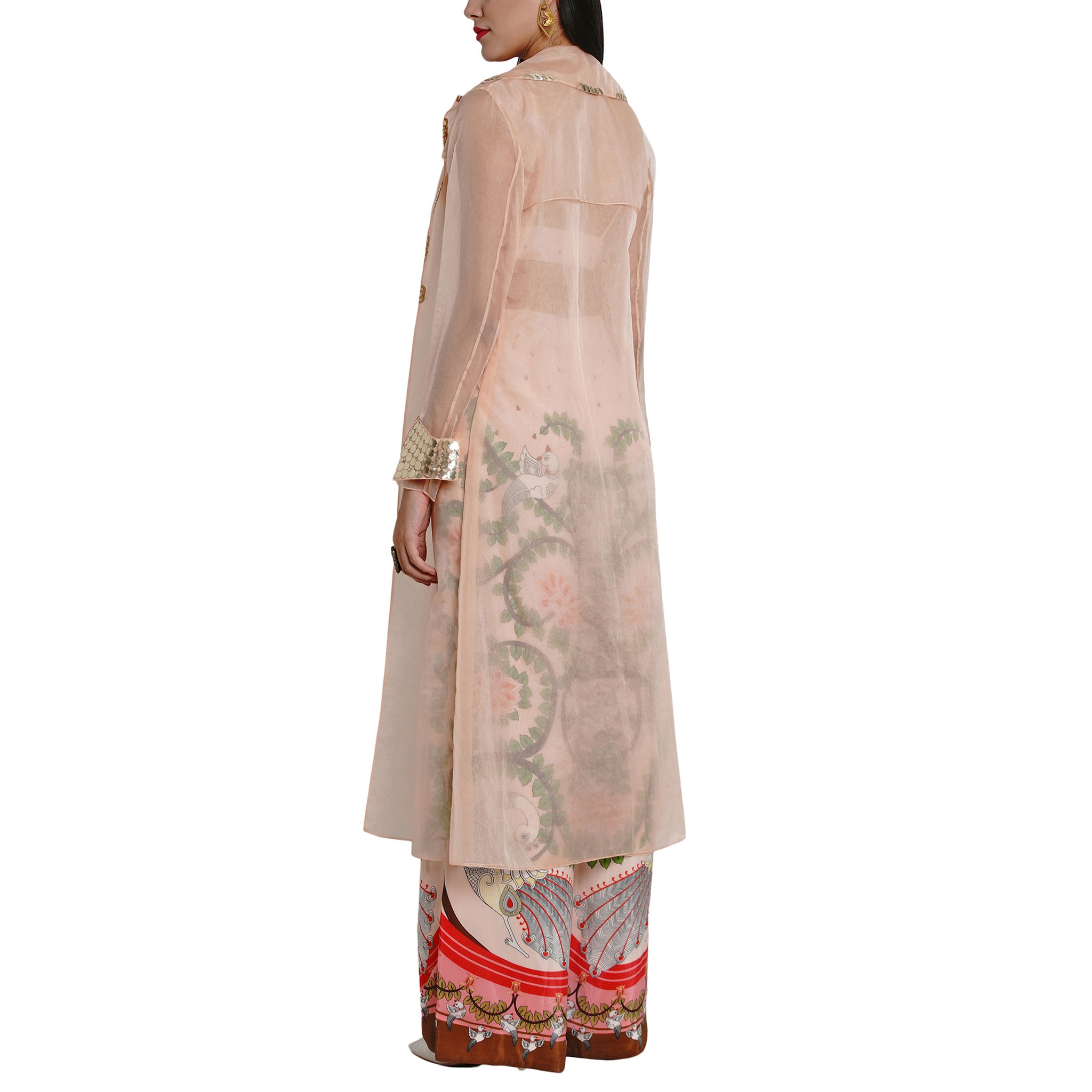Embroidered Organza Jacket
