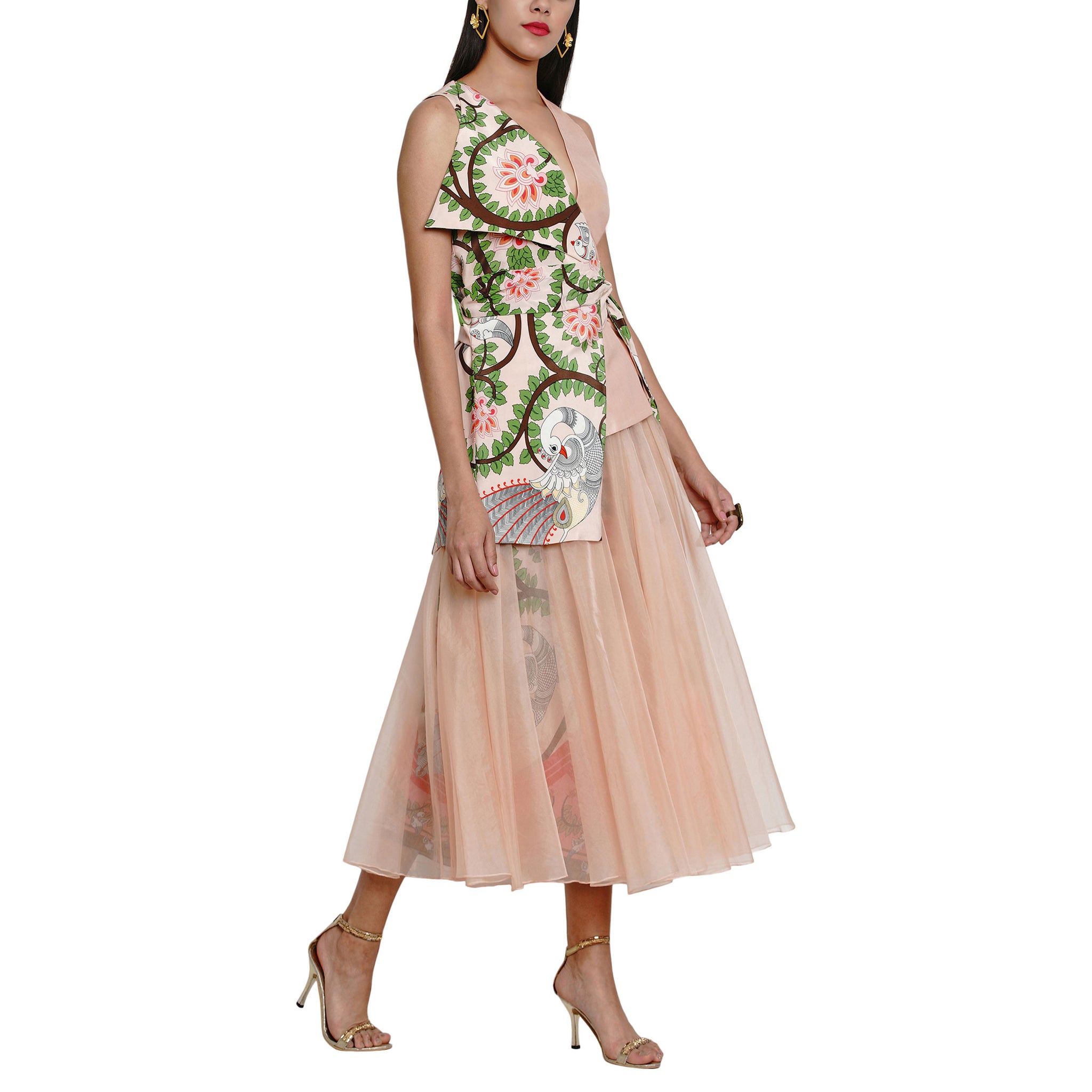 Layered Organza Skirt