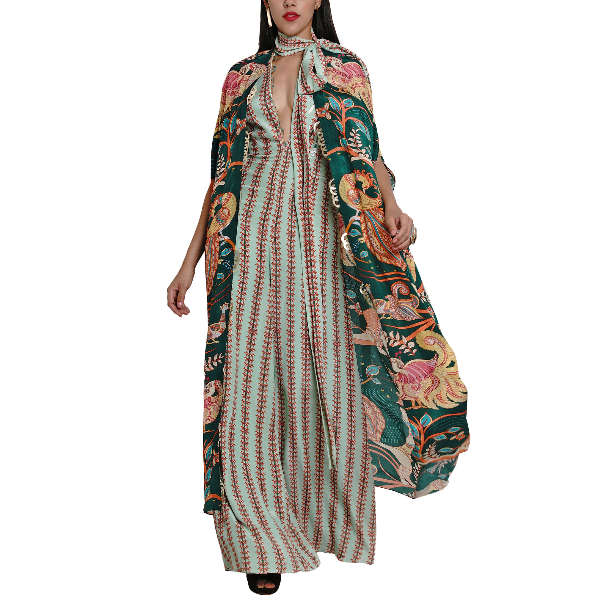 Embroidered Cape