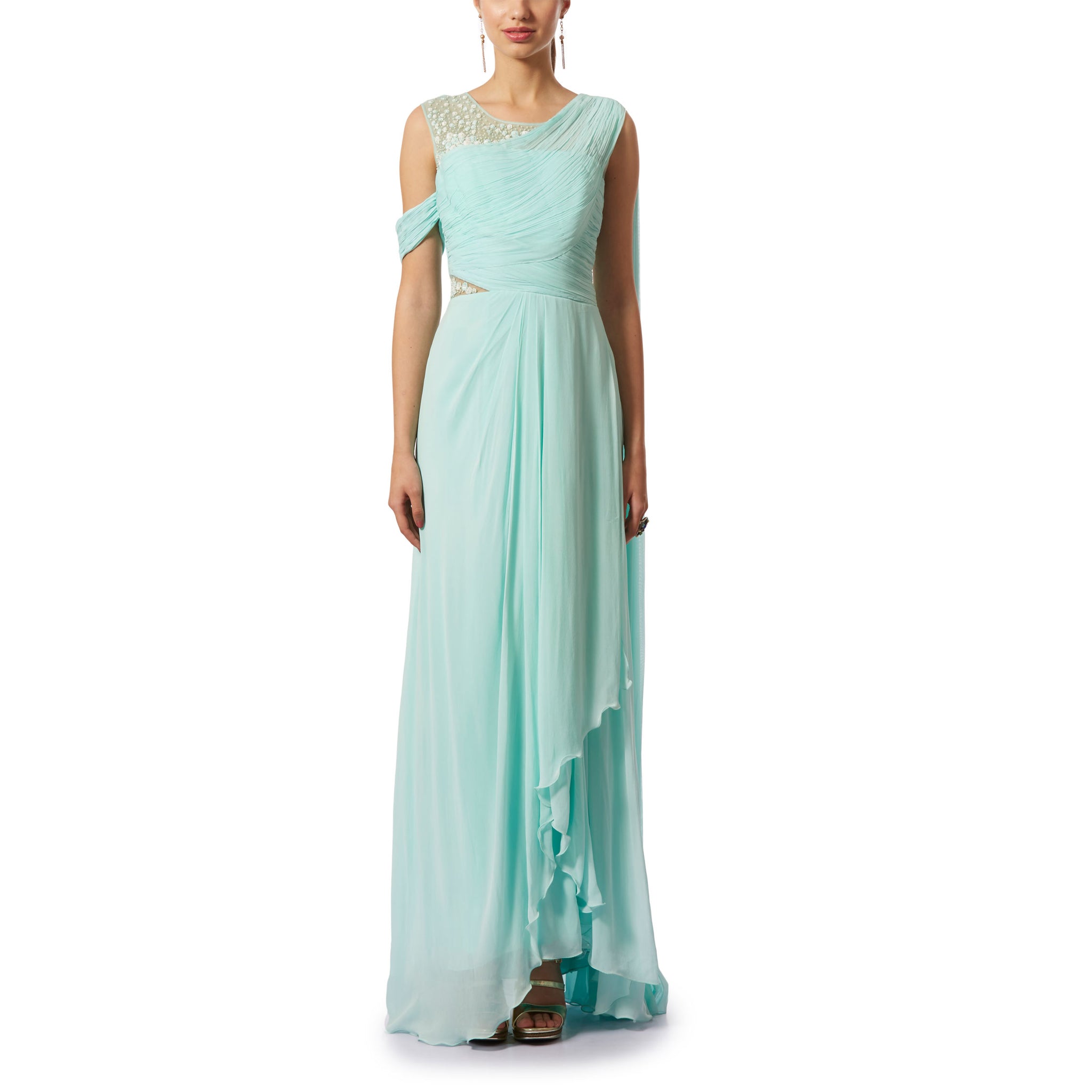 Hand Embroidered Gown