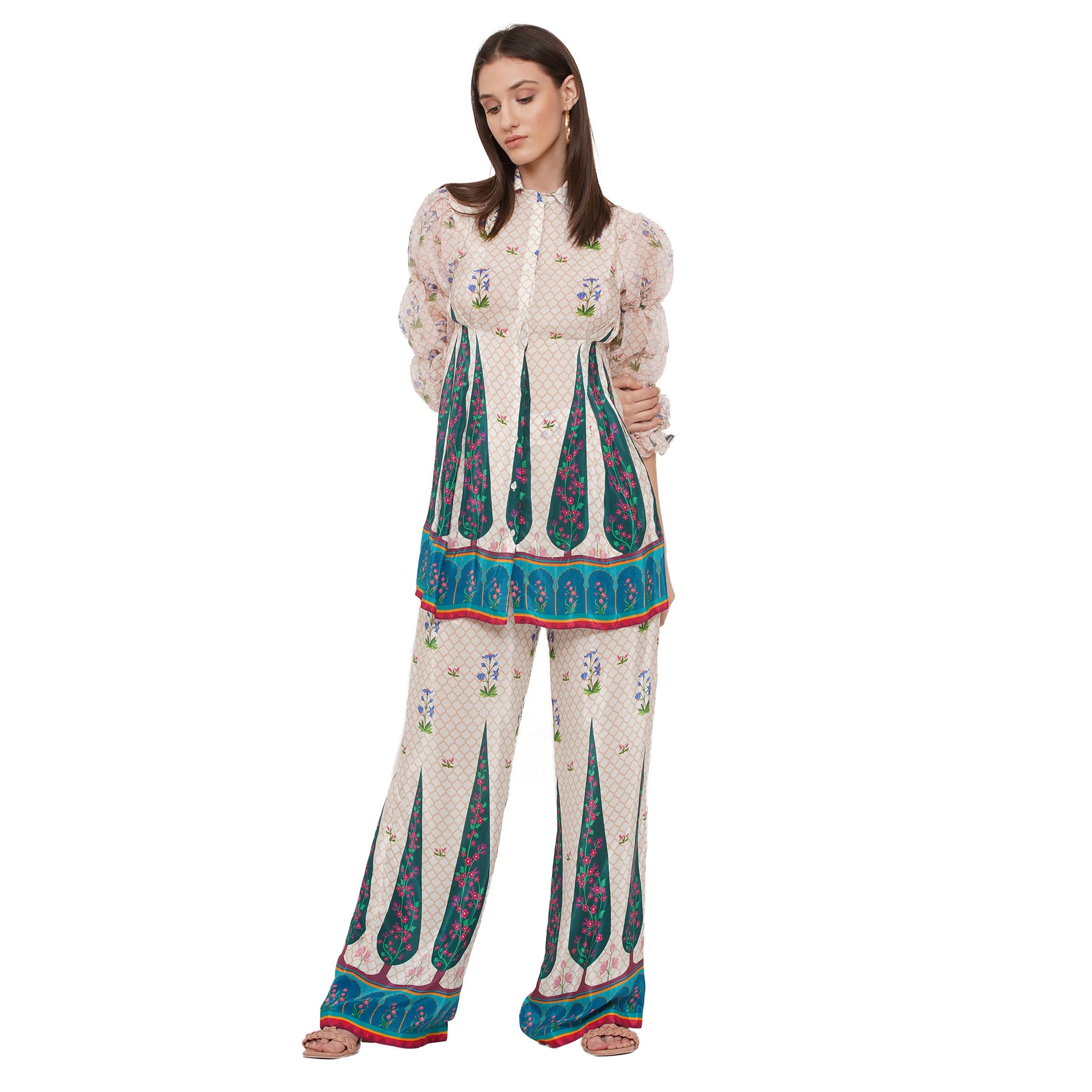 Placement Print Dress