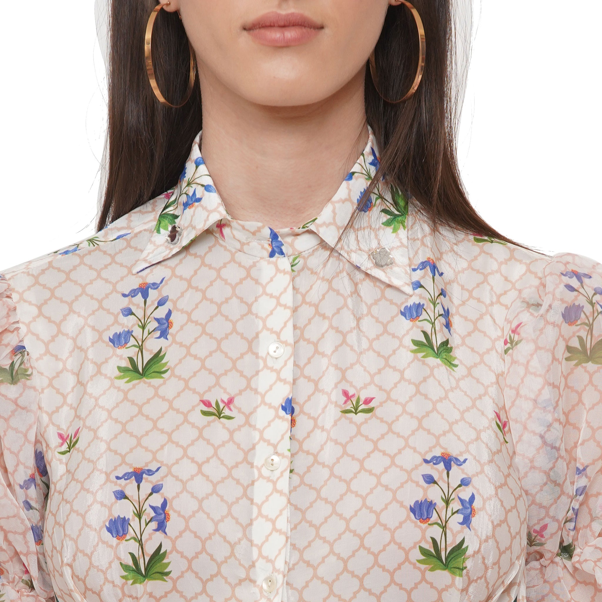 Placement Print Dress
