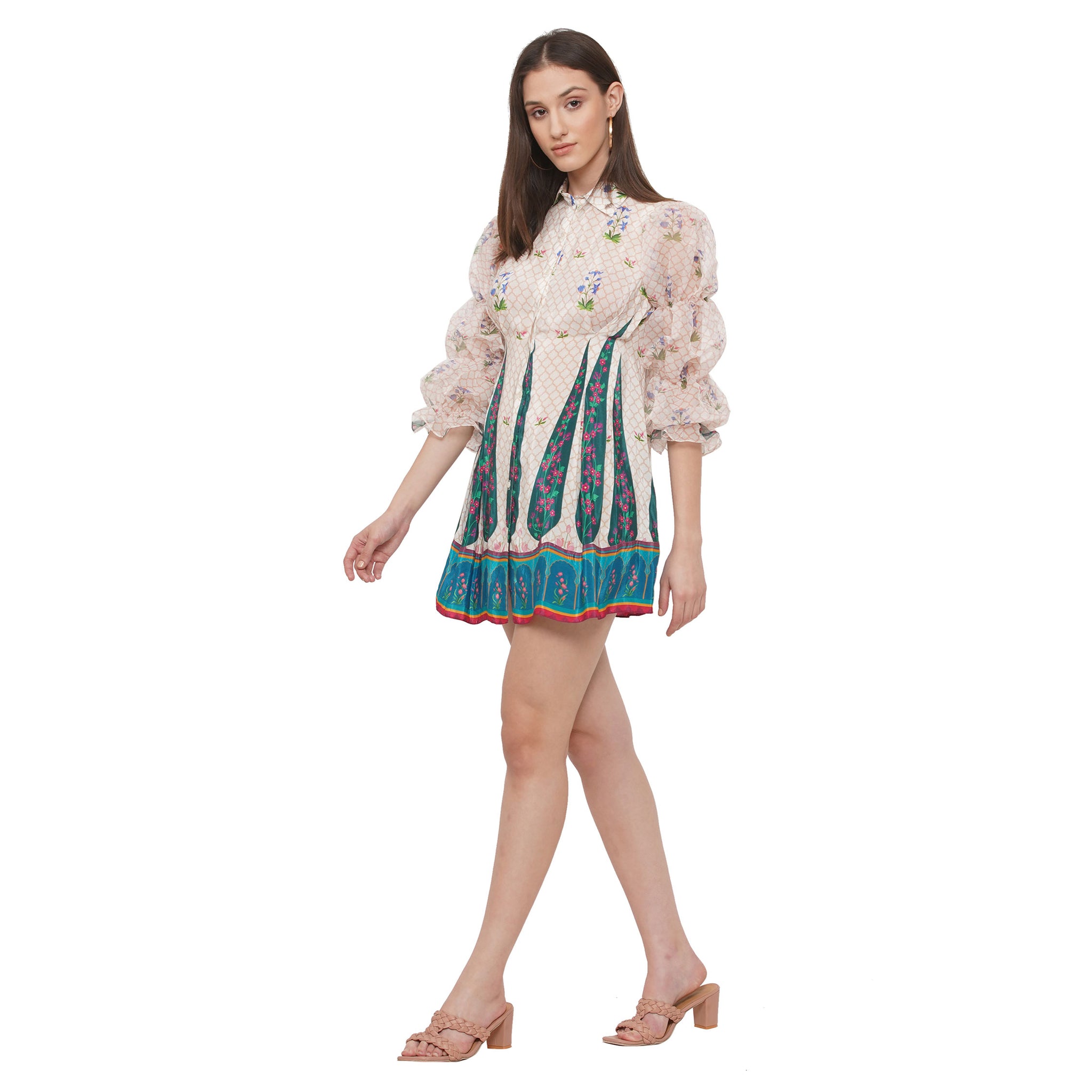 Placement Print Dress