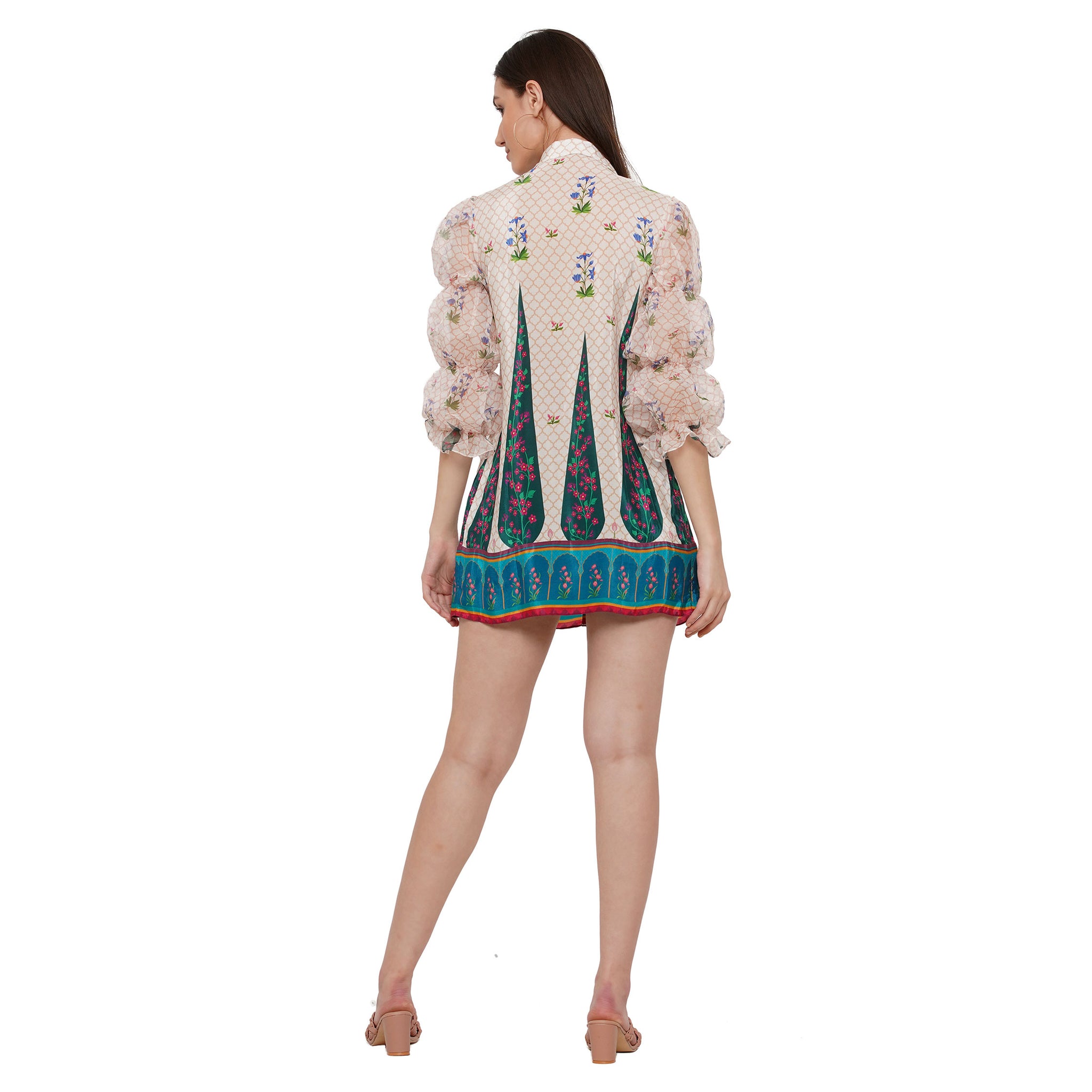 Placement Print Dress