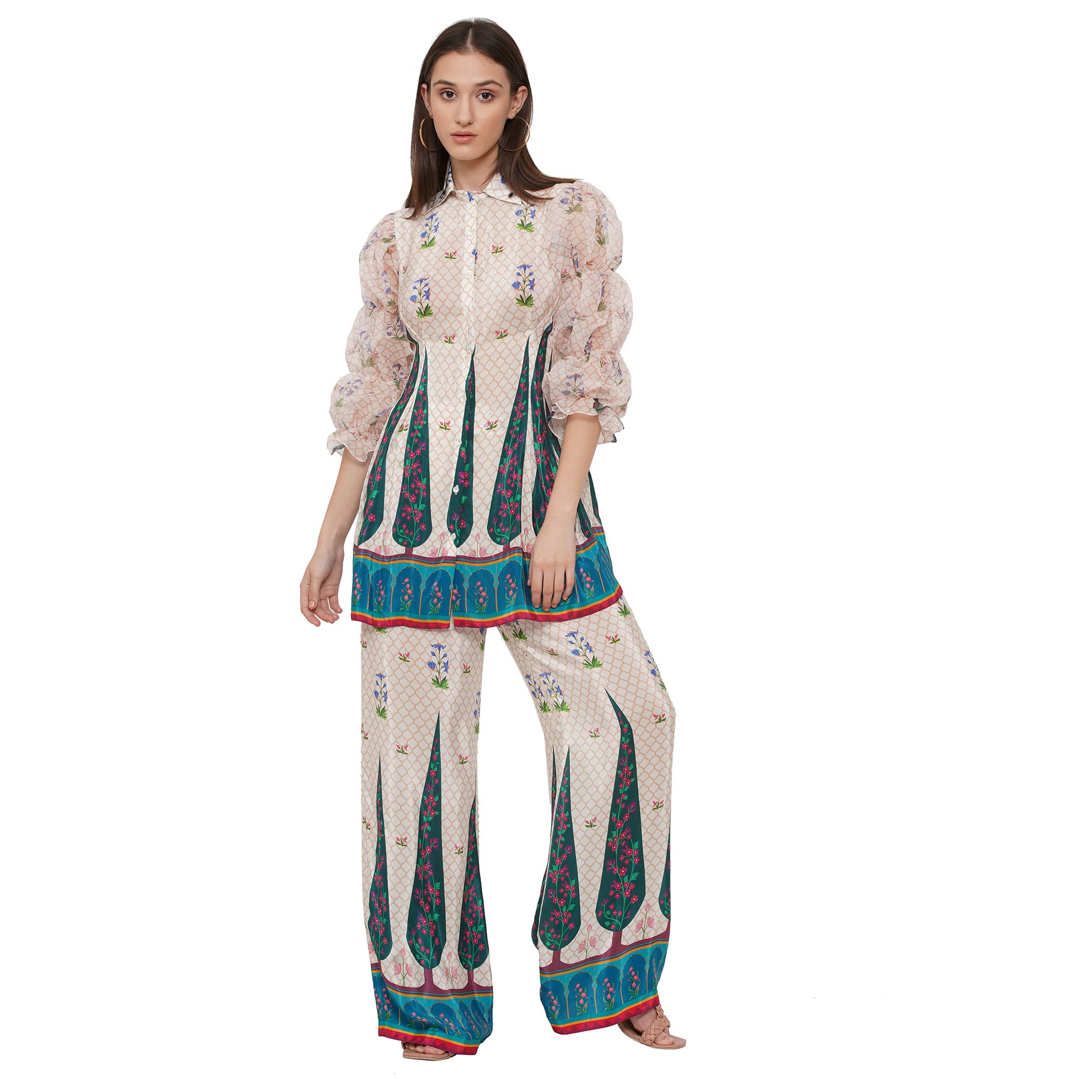 Placement Print Dress