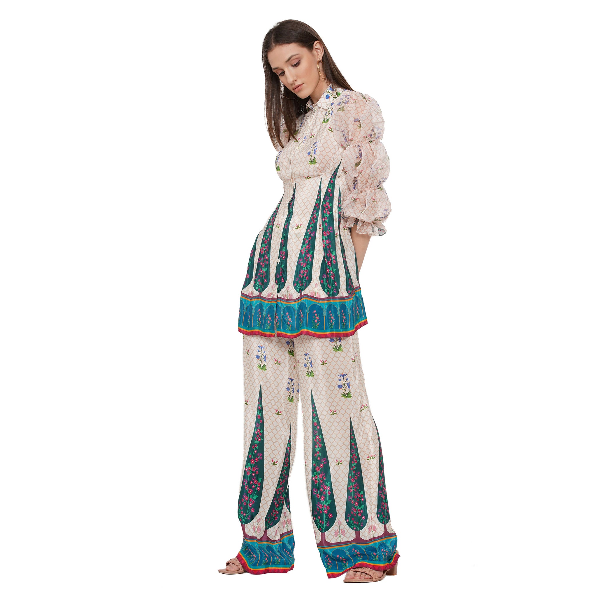 Placement Print Dress