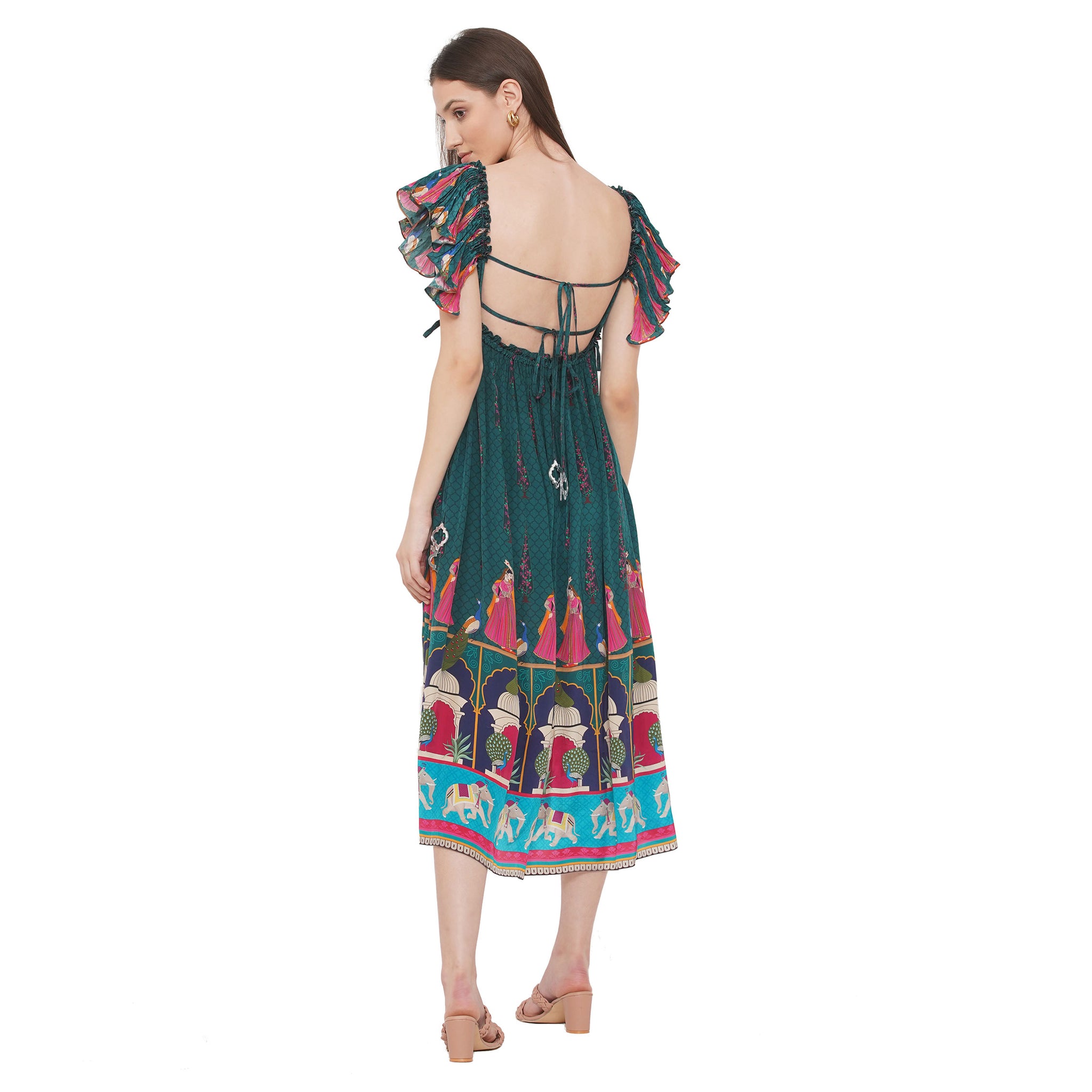 Embroidered Maxi Dress