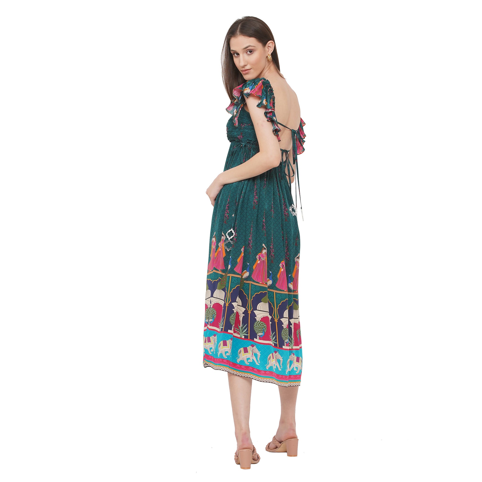 Embroidered Maxi Dress